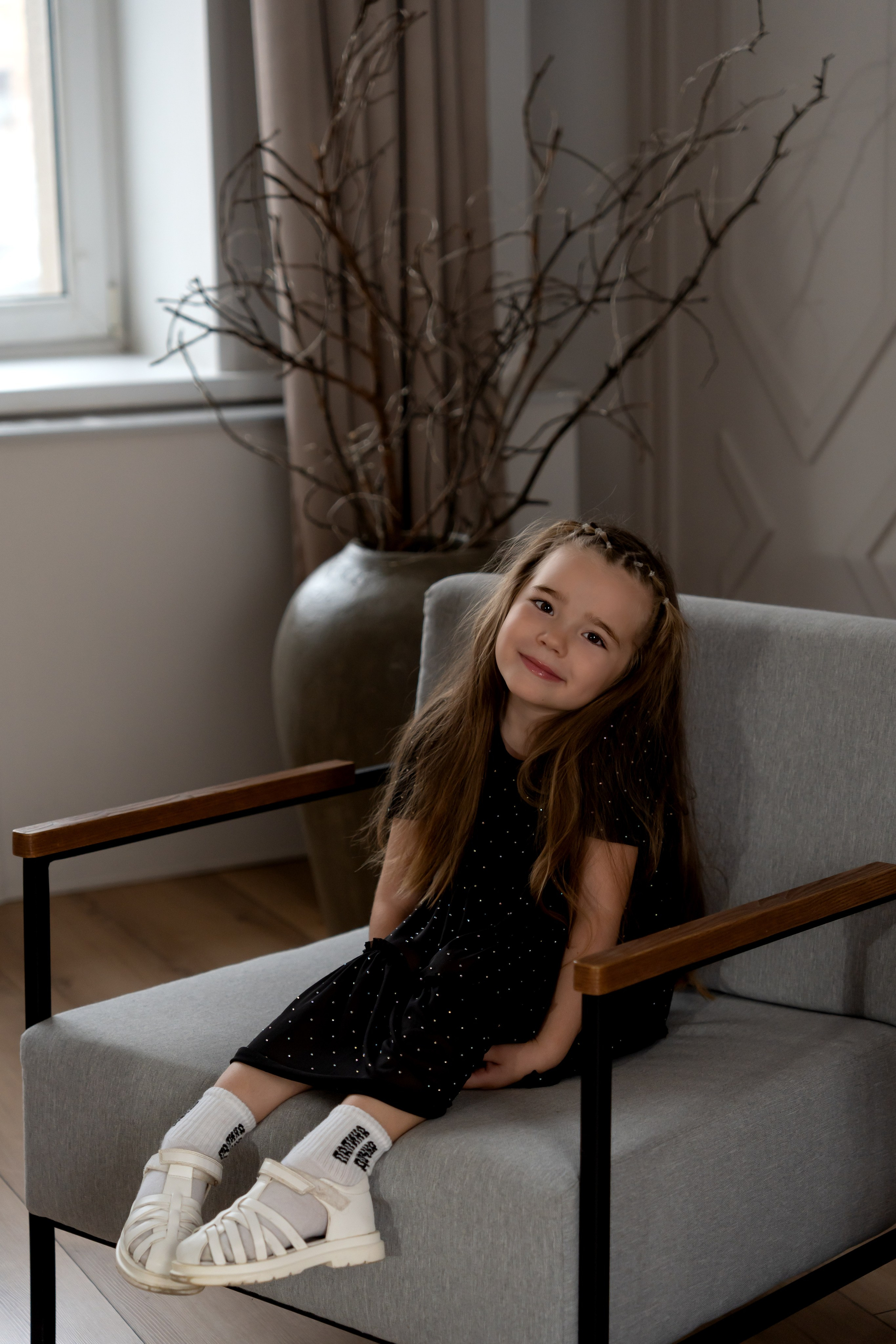 Красивая новогодняя фотосессия для Каролины и родителей. Фотограф в Красноярске. Юлия Чаушанская