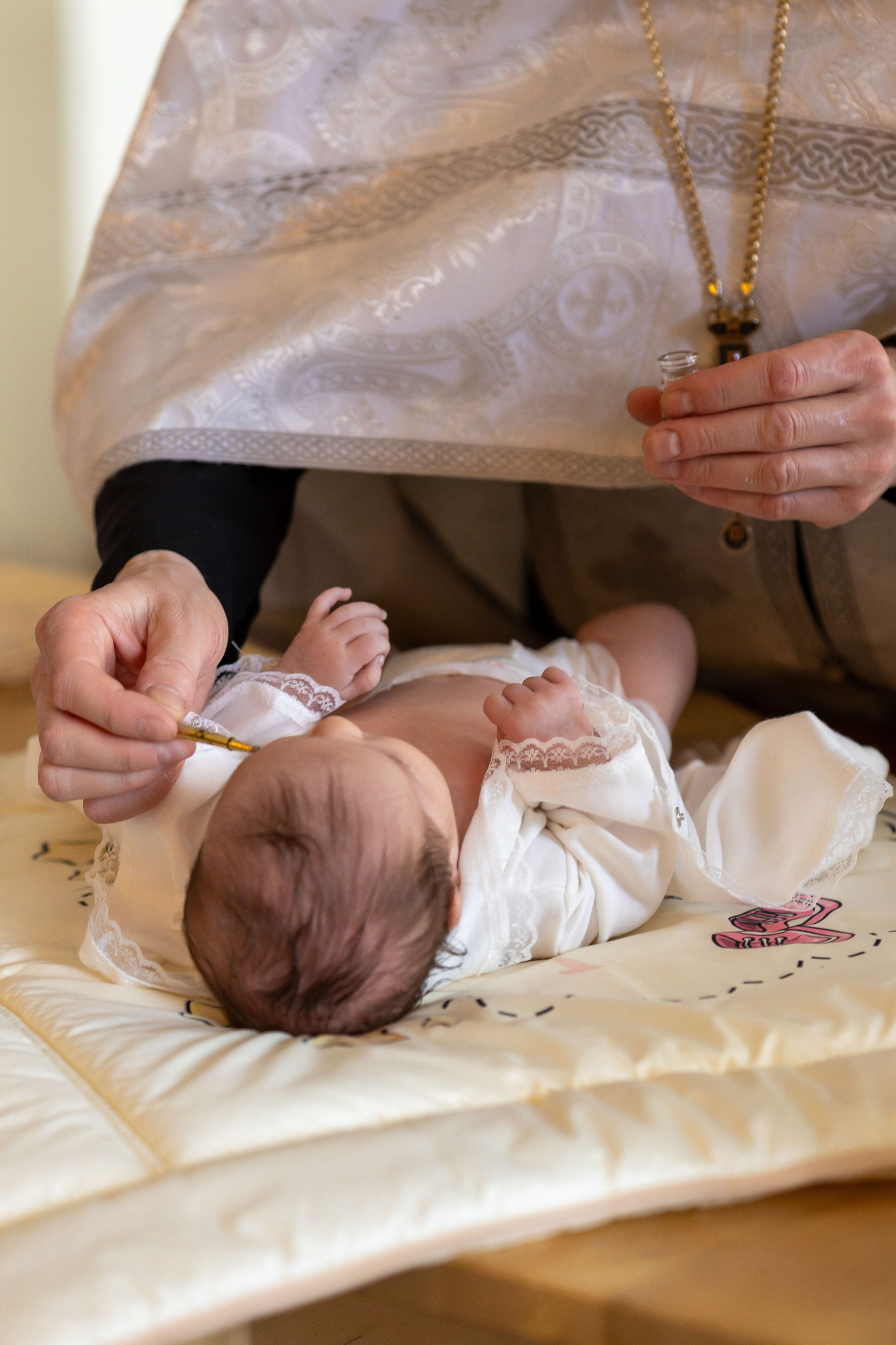 Крещение Милании. Семейный и детский фотограф Анна Петракова