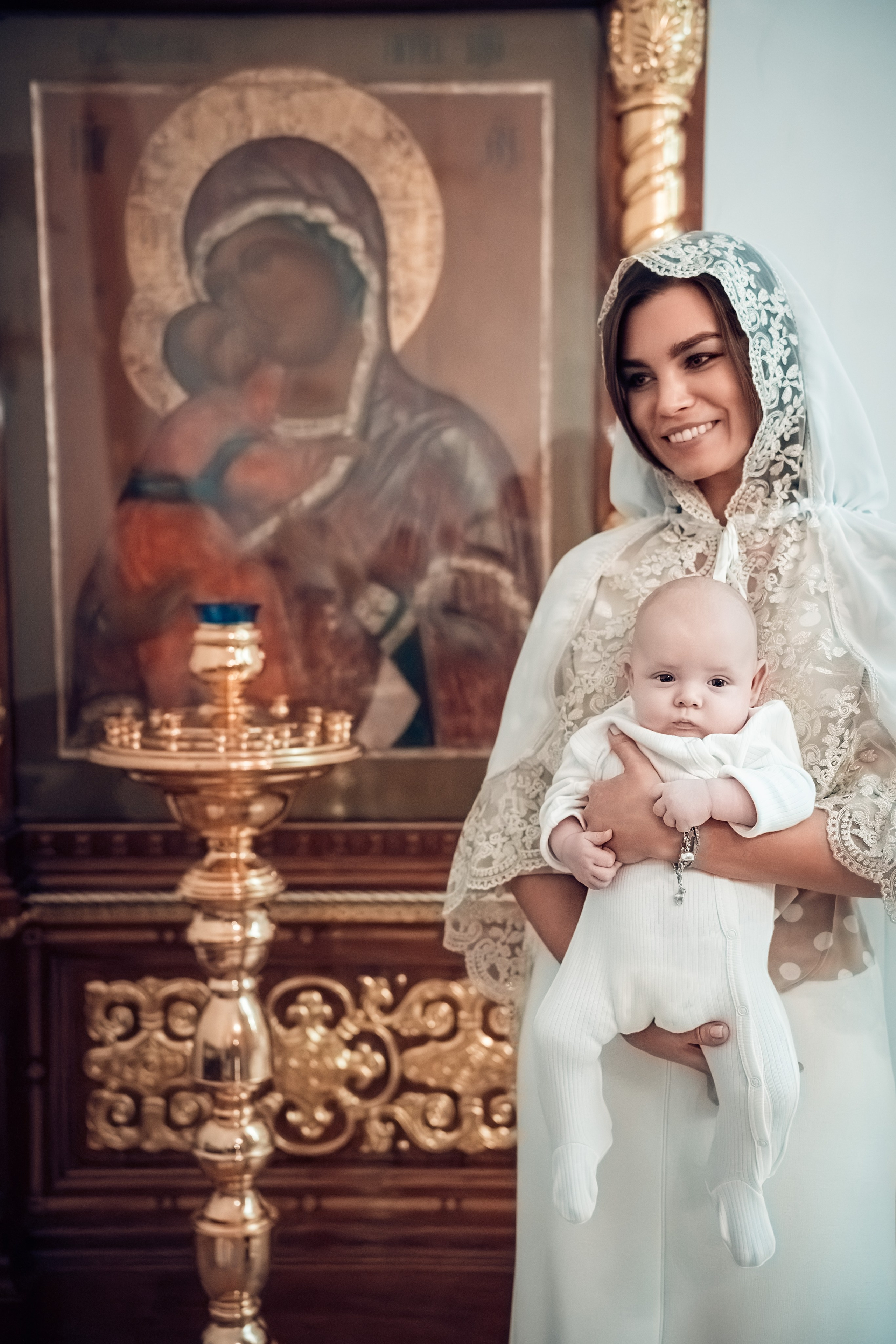 Крещение Александра и Варвары