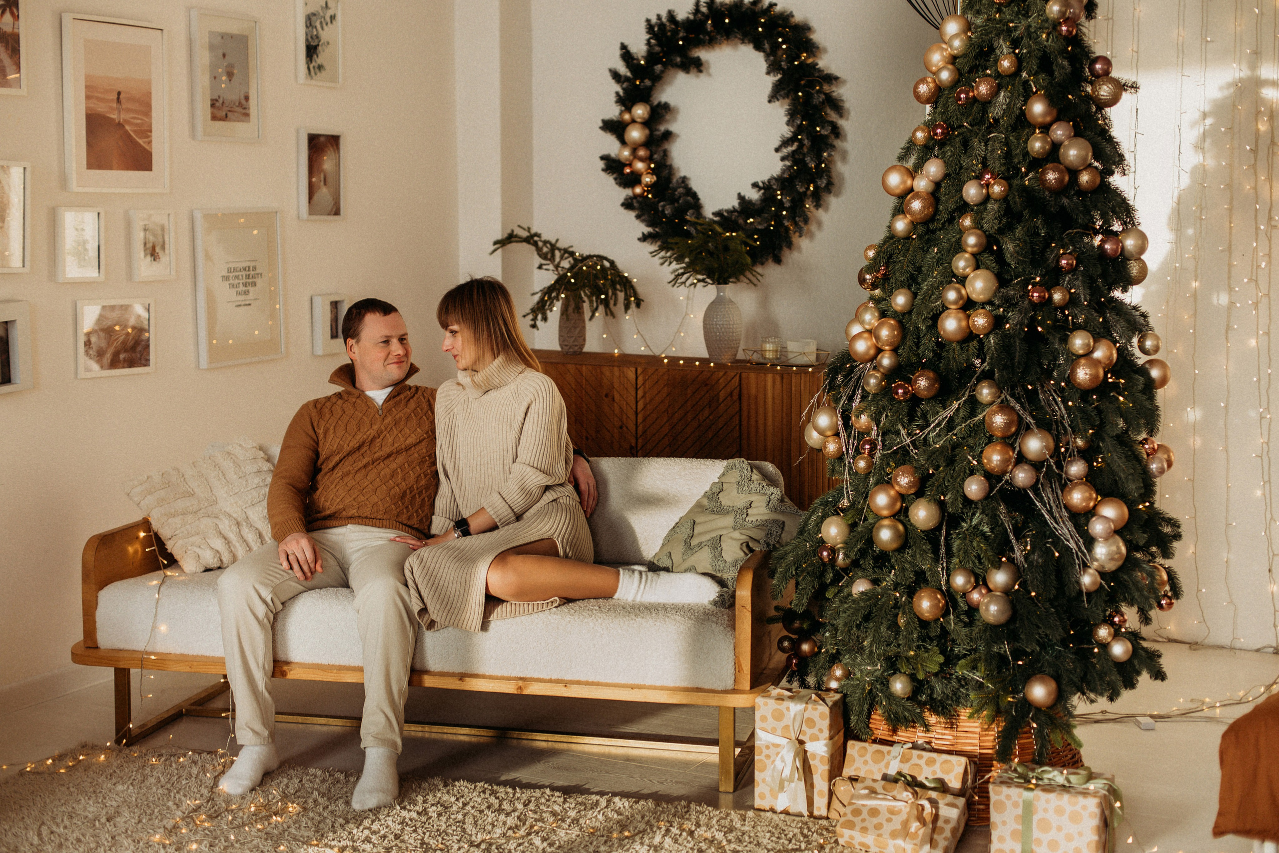 Семейная Новогодняя в студии. Фотограф Тверь. Свадебные, семейные, индивидуальные фотосессии