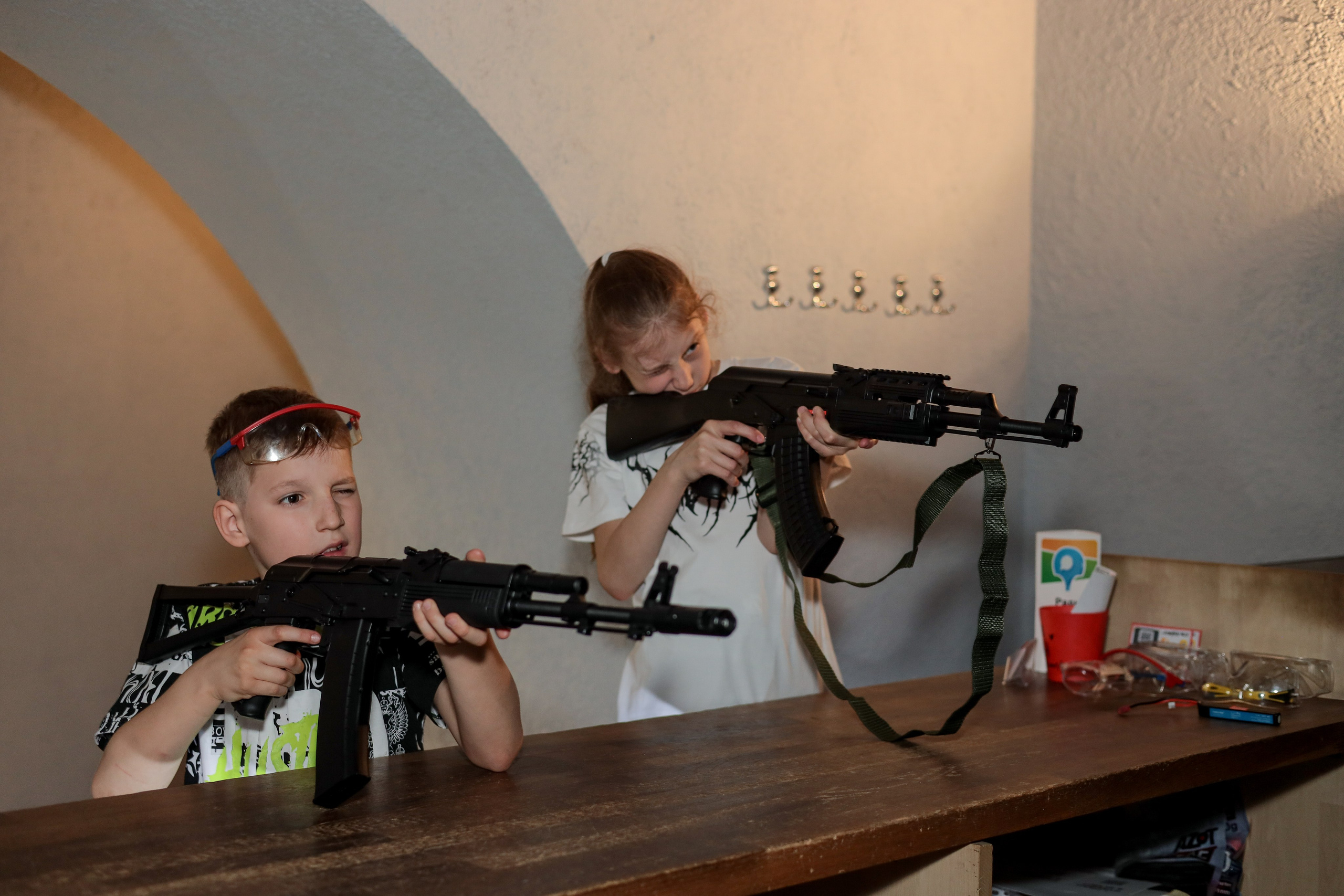 День рождение в стрелковом клубе. Фотограф Надршина Лилия