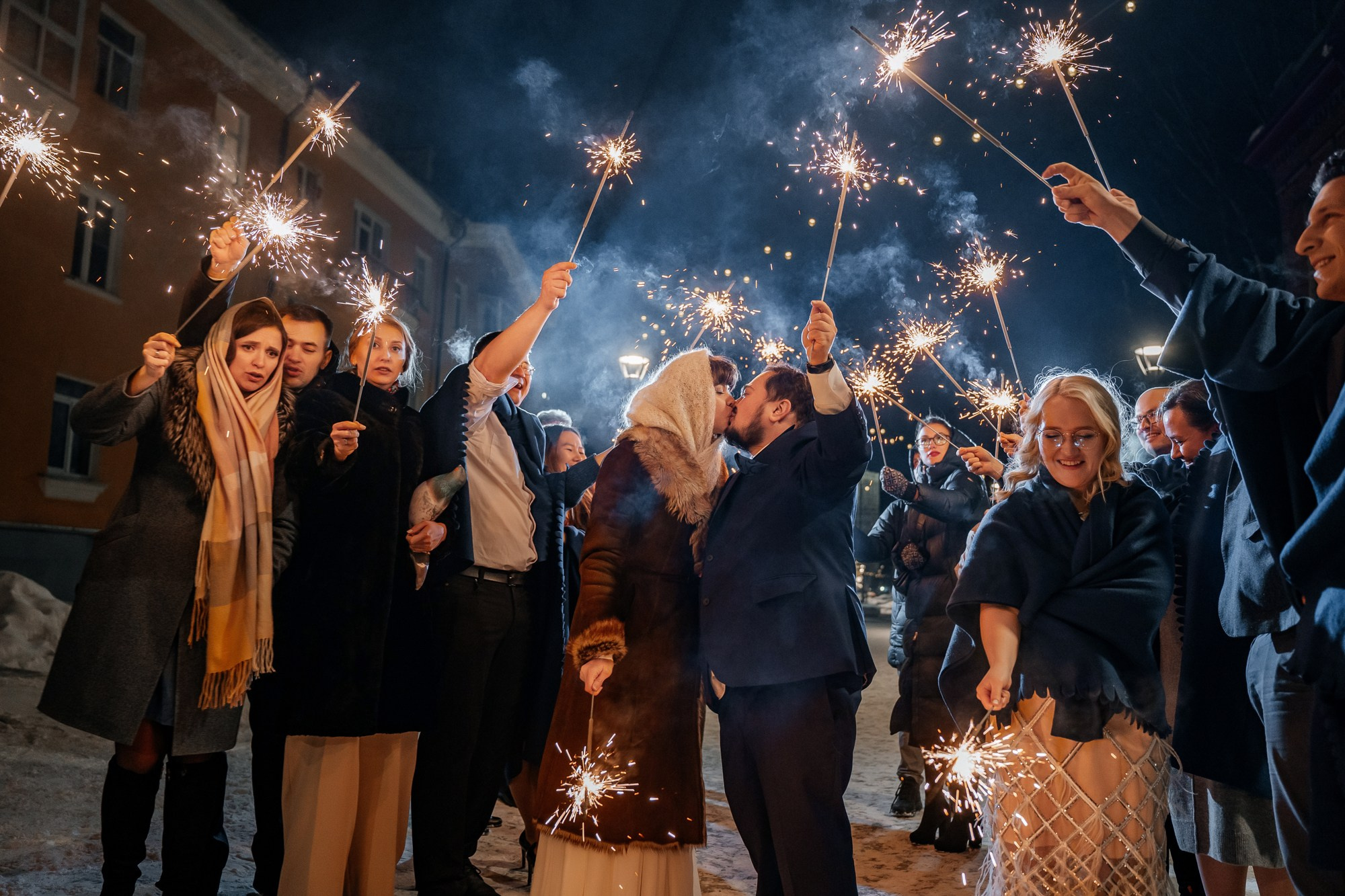 Свадебная съемка зимой. Свадебный фотограф в Архангельске и Северодвинске
