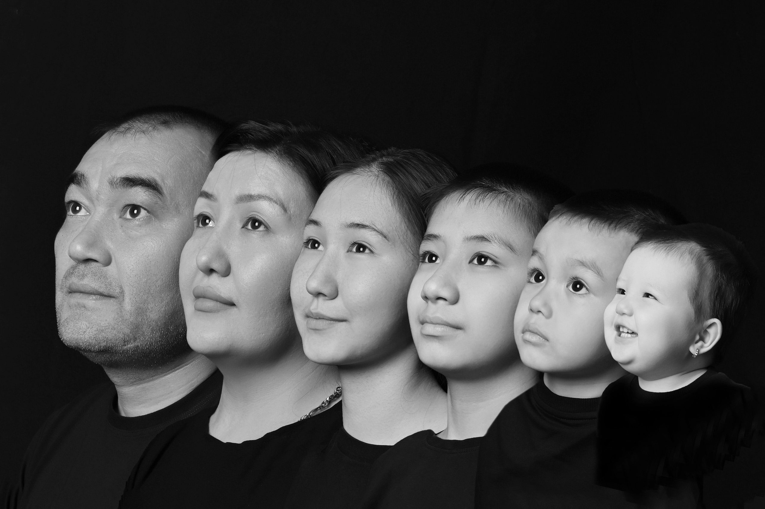 Портрет ПОКОЛЕНИЕ. Фотограф Новорожденных и семейный Элла Огай г. Сатпаев