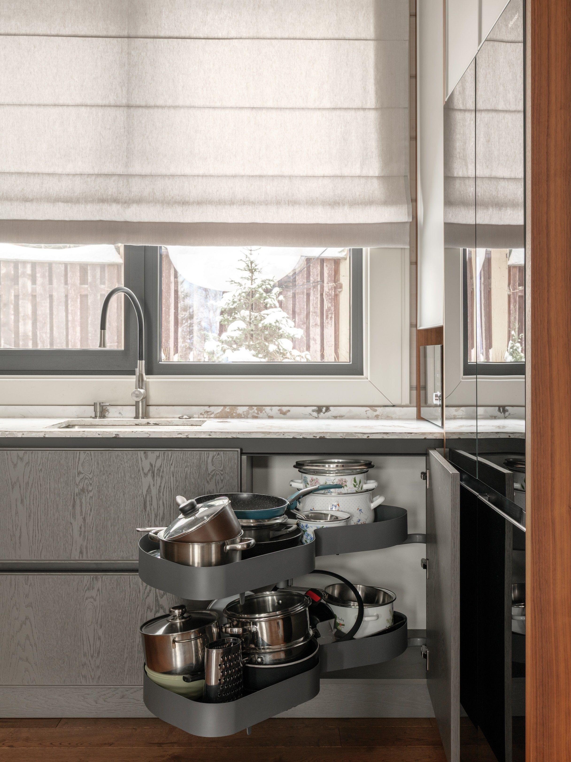 Загородный дом. Дизайнер Дмитрий Кисляков. Мебель на заказ