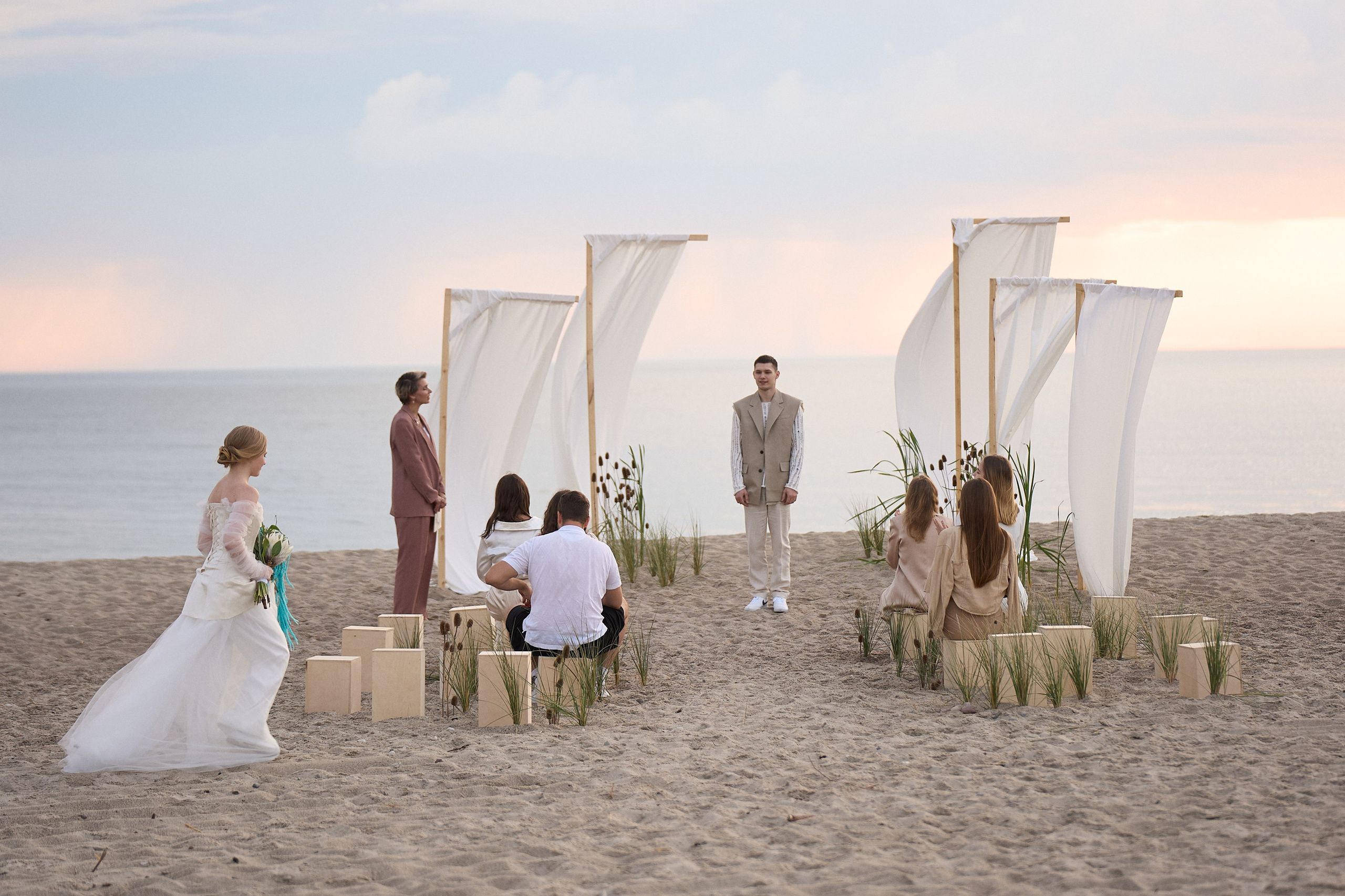 Янтарная свадьба. Калининград. Оформление свадеб, декор свадеб Вера Маркова, Москва