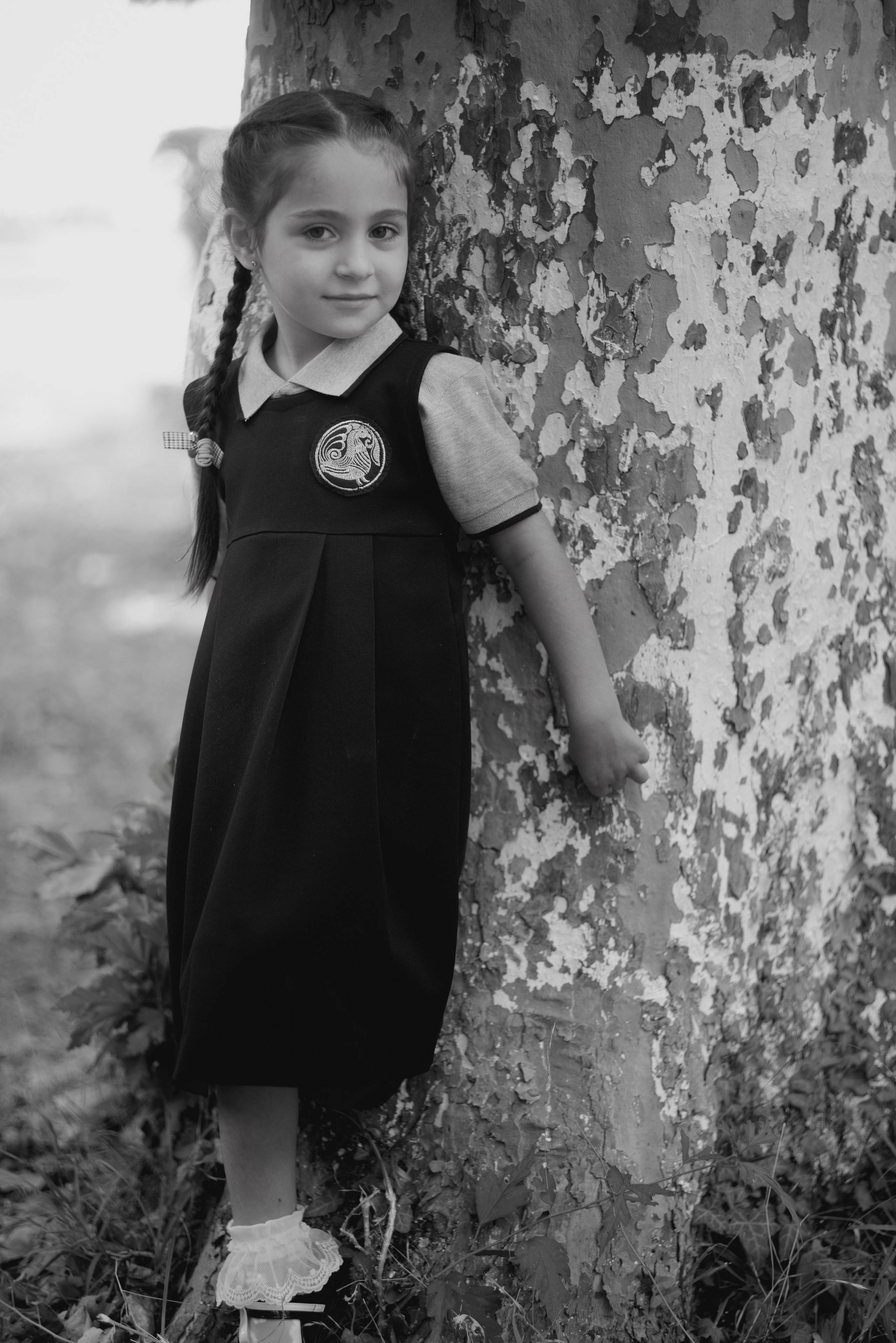 Элене идёт в школу. Портретный фотограф Денис Милютин