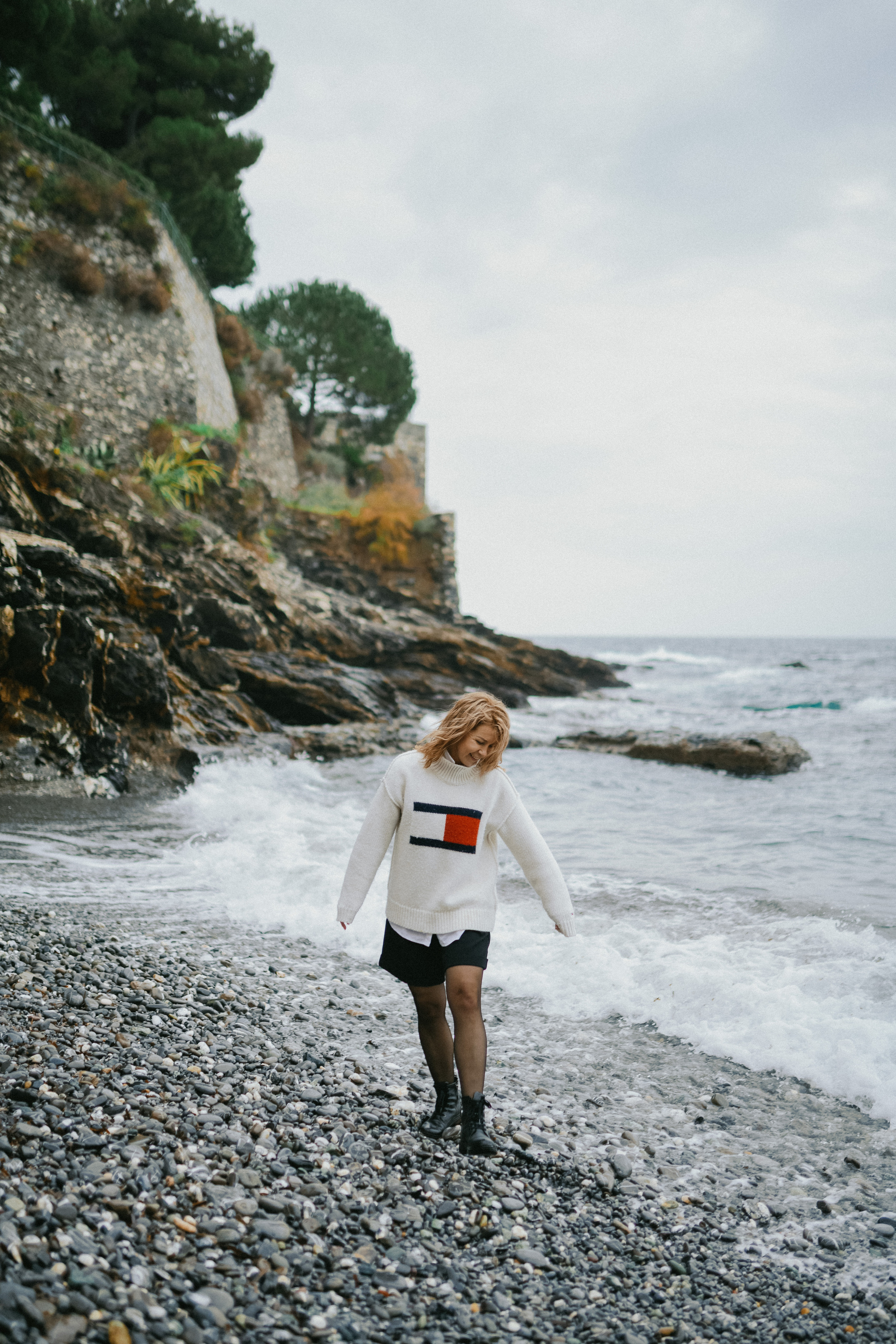 One day with Lena in Genova. Photographer Vasilisa Gordeeva