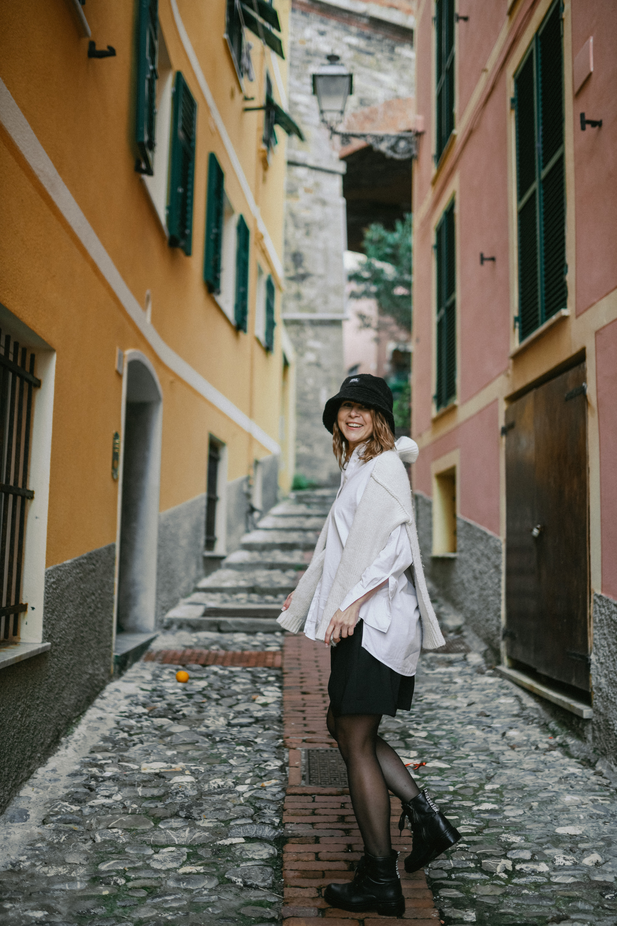 One day with Lena in Genova. Photographer Vasilisa Gordeeva