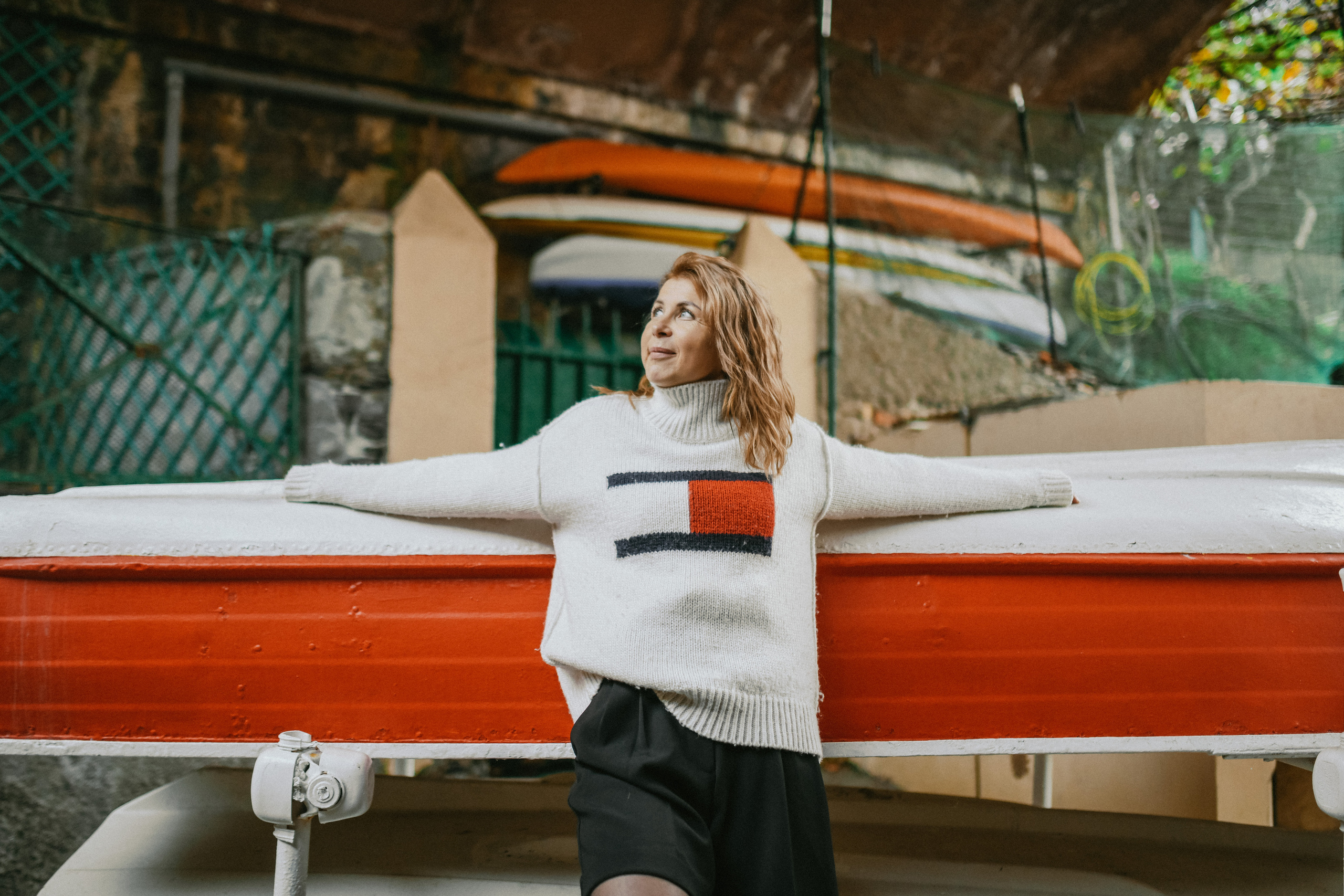 One day with Lena in Genova. Photographer Vasilisa Gordeeva