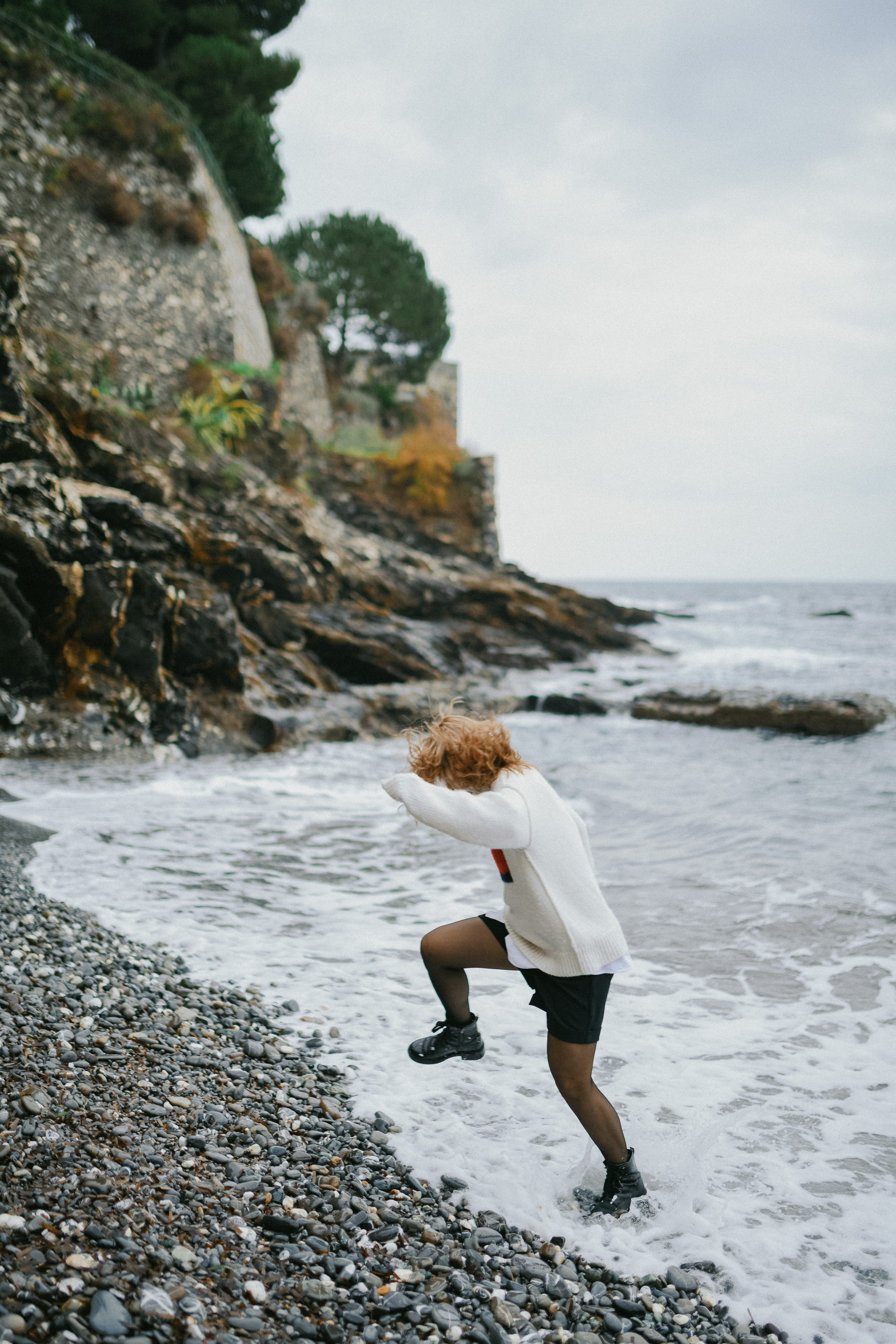 One day with Lena in Genova. Photographer Vasilisa Gordeeva