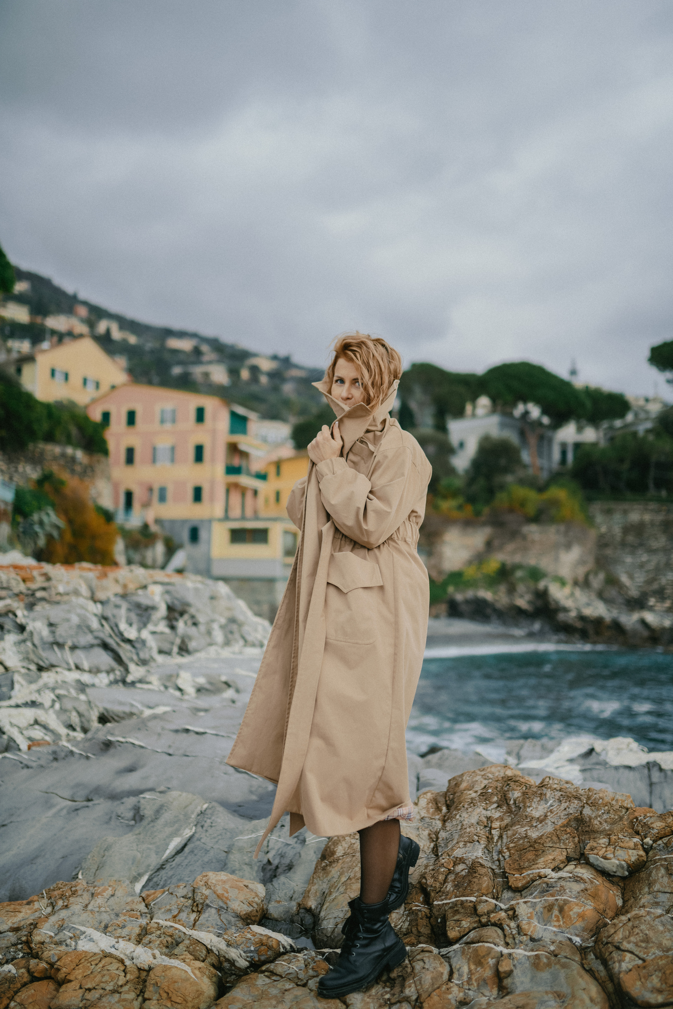 One day with Lena in Genova. Photographer Vasilisa Gordeeva