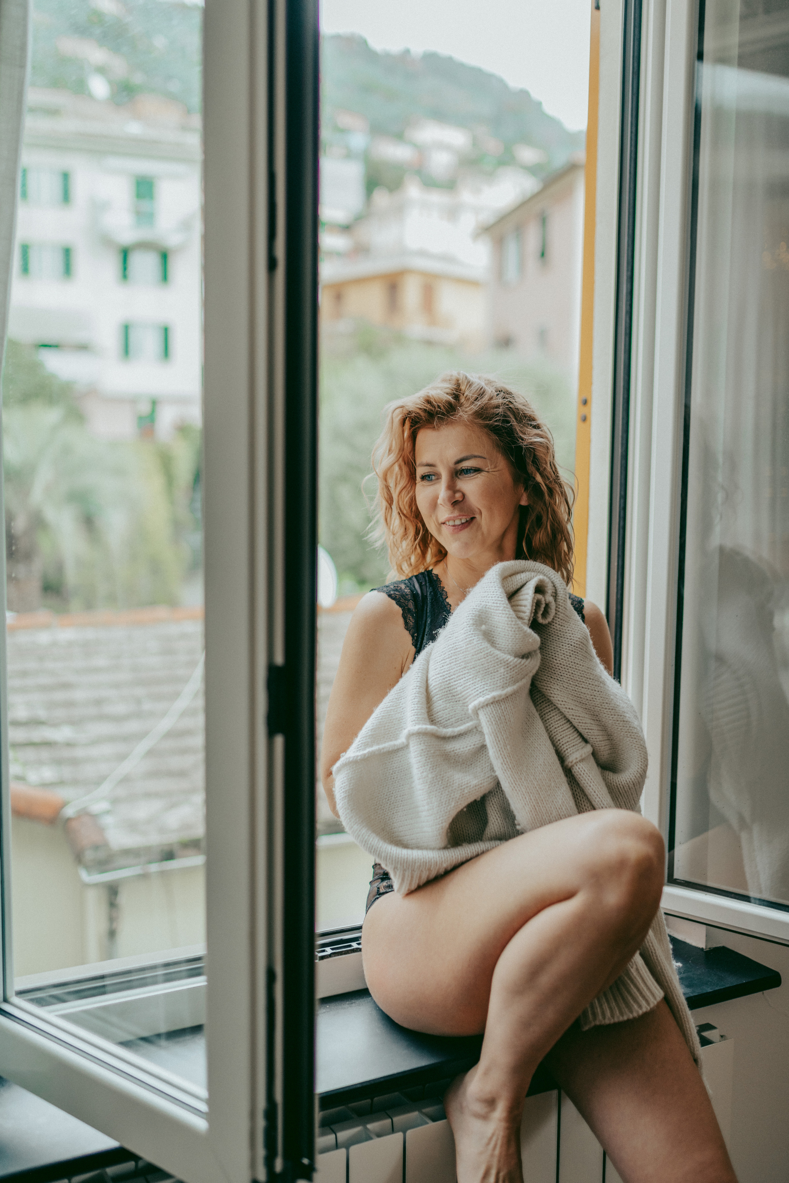One day with Lena in Genova. Photographer Vasilisa Gordeeva