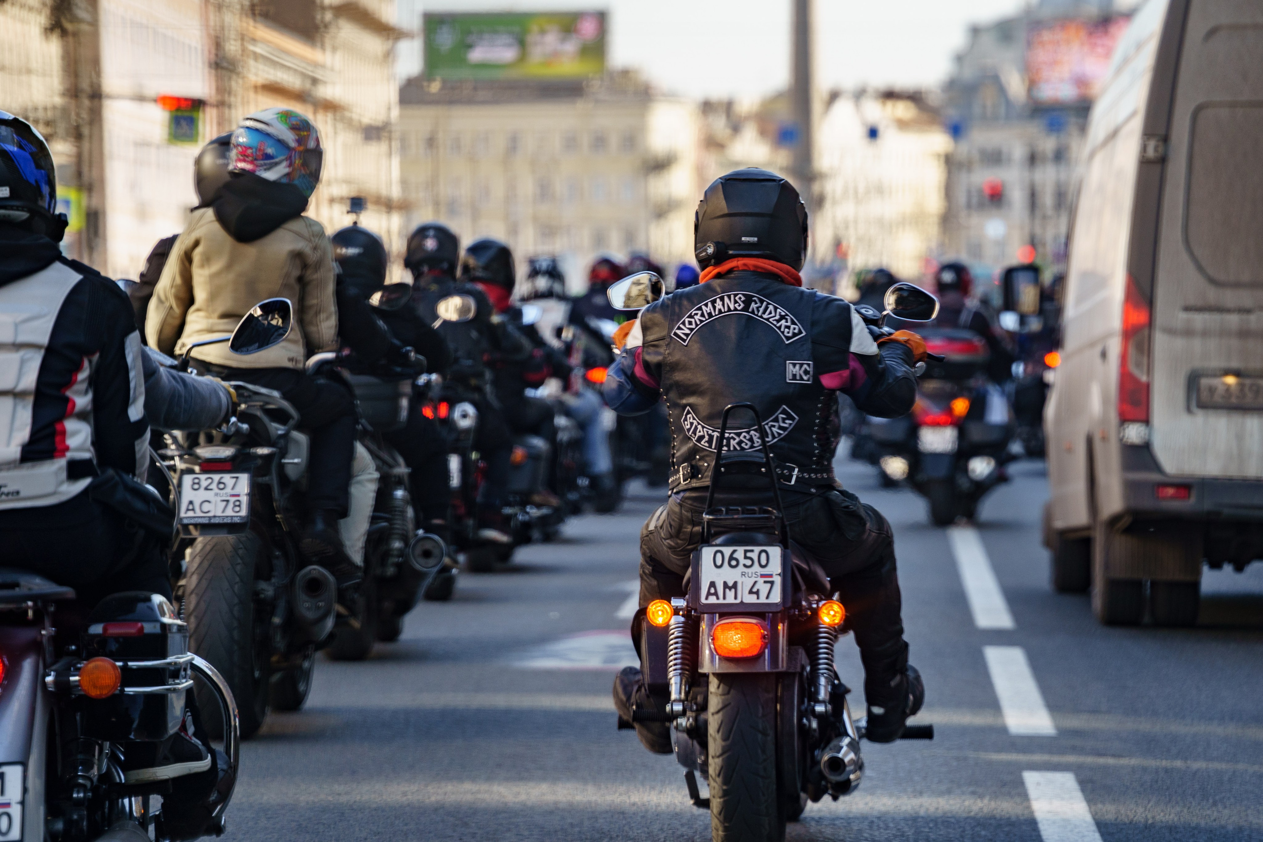 Прохват мотоклуба Norman Riders ч.1. Концертный и репортажный фотограф в Санкт-Петербурге Слава Пахомов