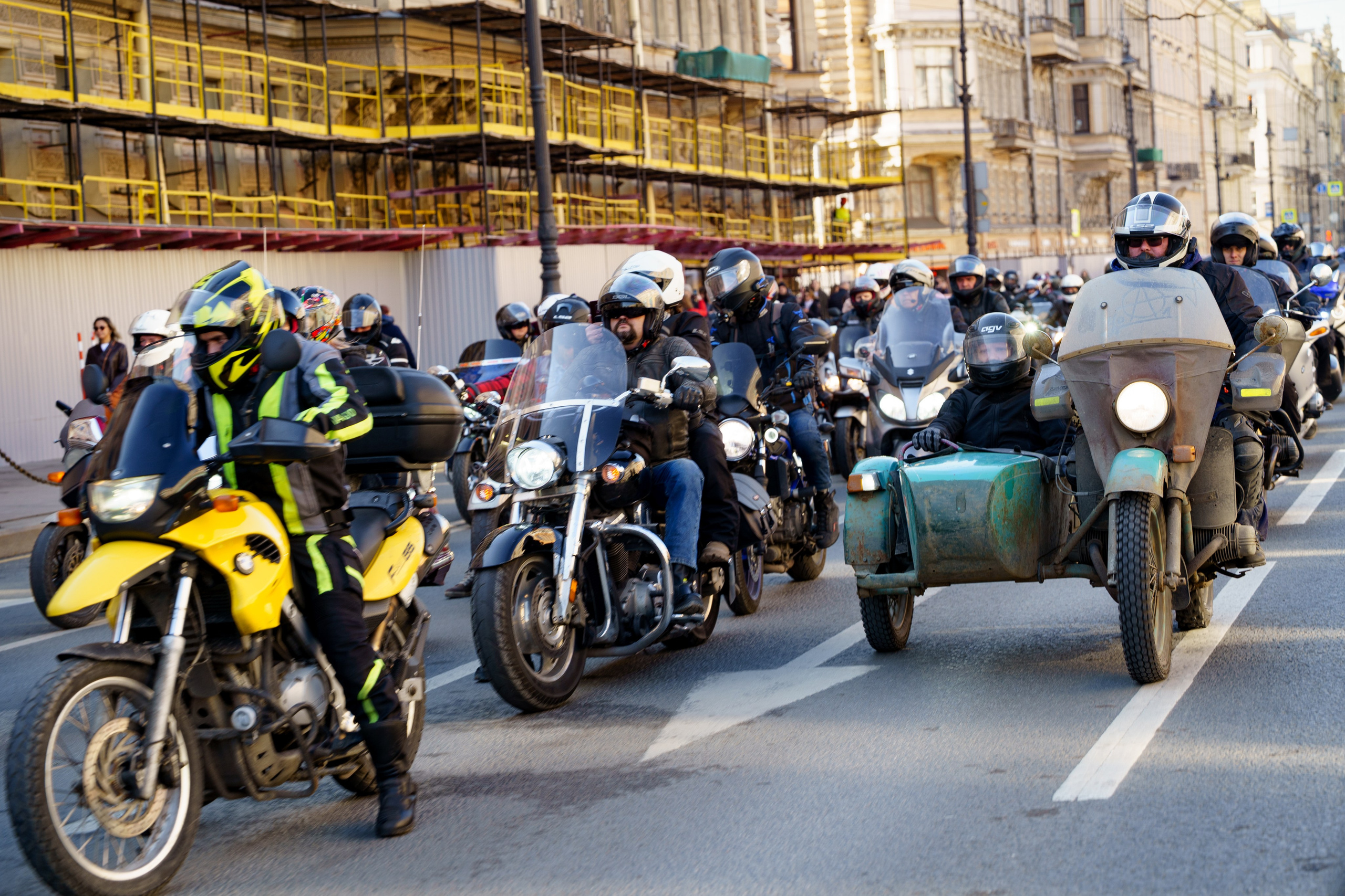 Прохват мотоклуба Norman Riders ч.1. Концертный и репортажный фотограф в Санкт-Петербурге Слава Пахомов