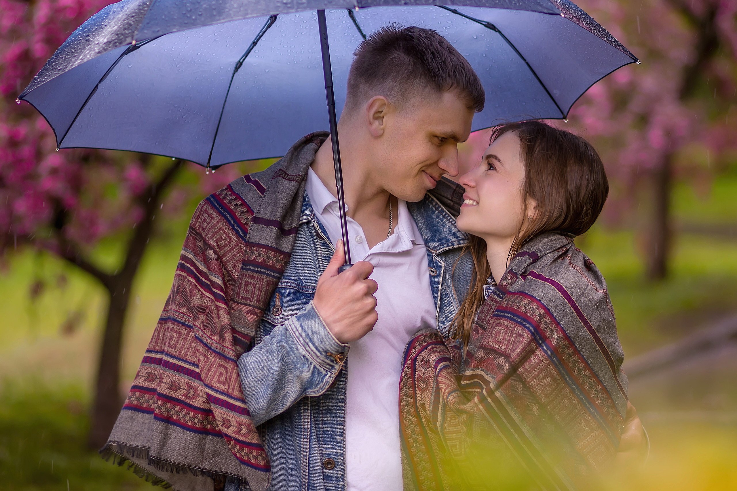 Семейная прогулка под дождём, Екатерининский парк, Москва. Семейный фотограф в Москве и Балашихе Гайдарова Лена