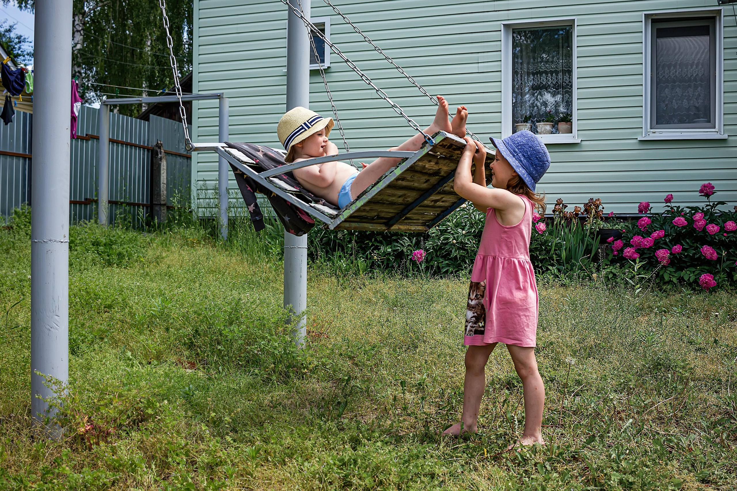 Прощание с домиком бабушки. Семейный фотограф в Москве и Балашихе Гайдарова Лена