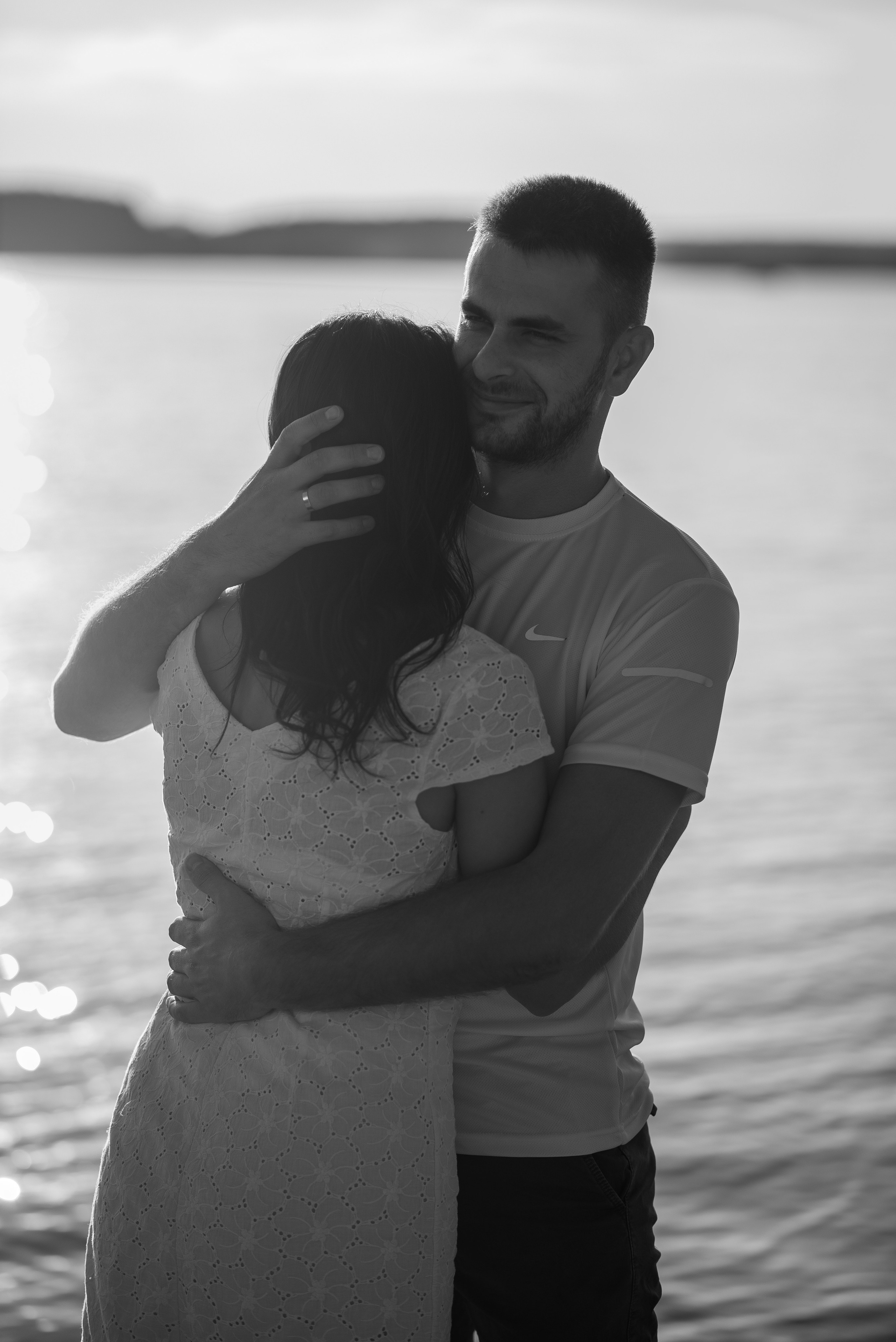 Аня+Ваня на Минском море. Семейный фотограф на выписку из роддома и крещение Минск Настя Гришук