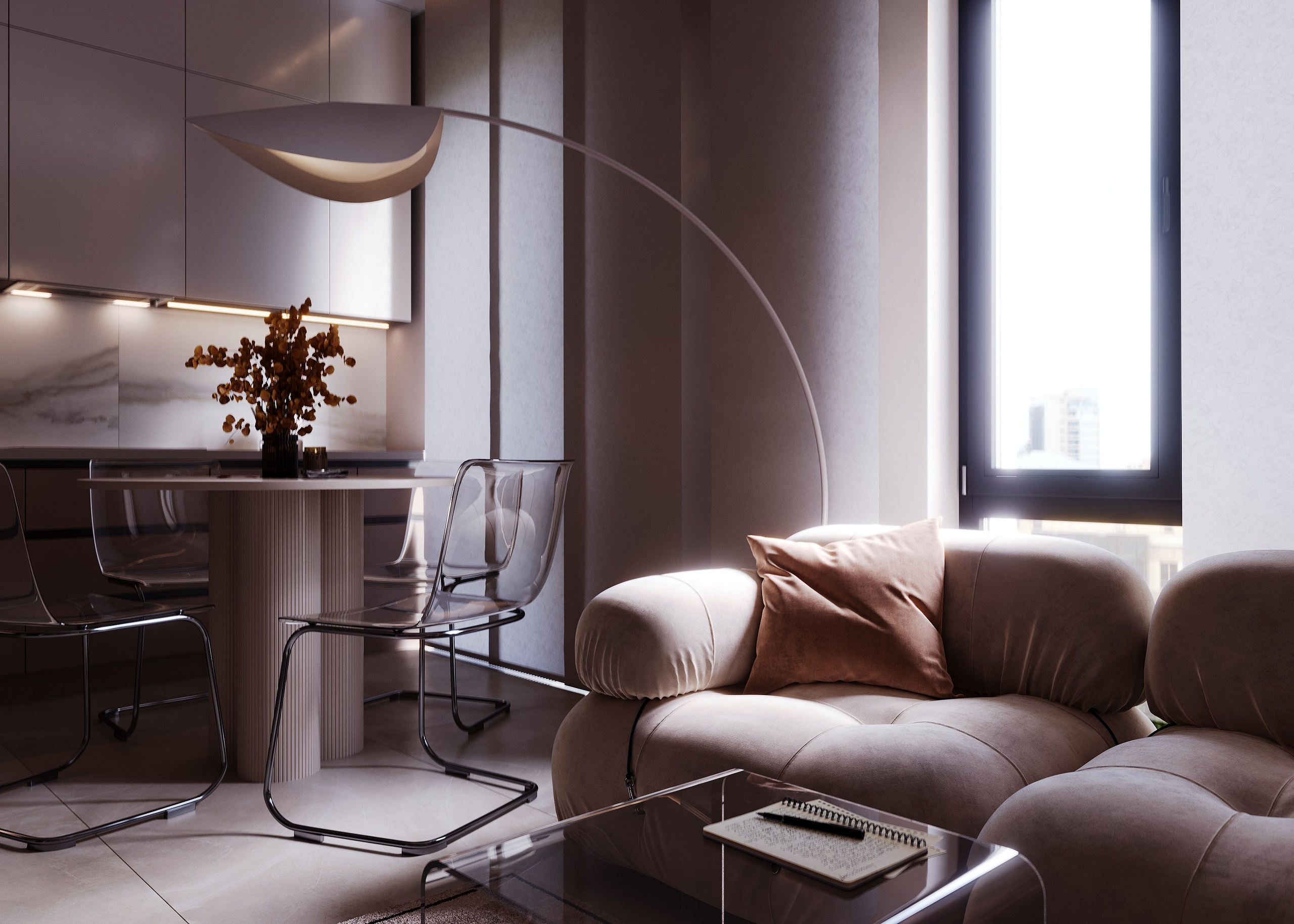 Павелецкая. 3D визуализация интерьера