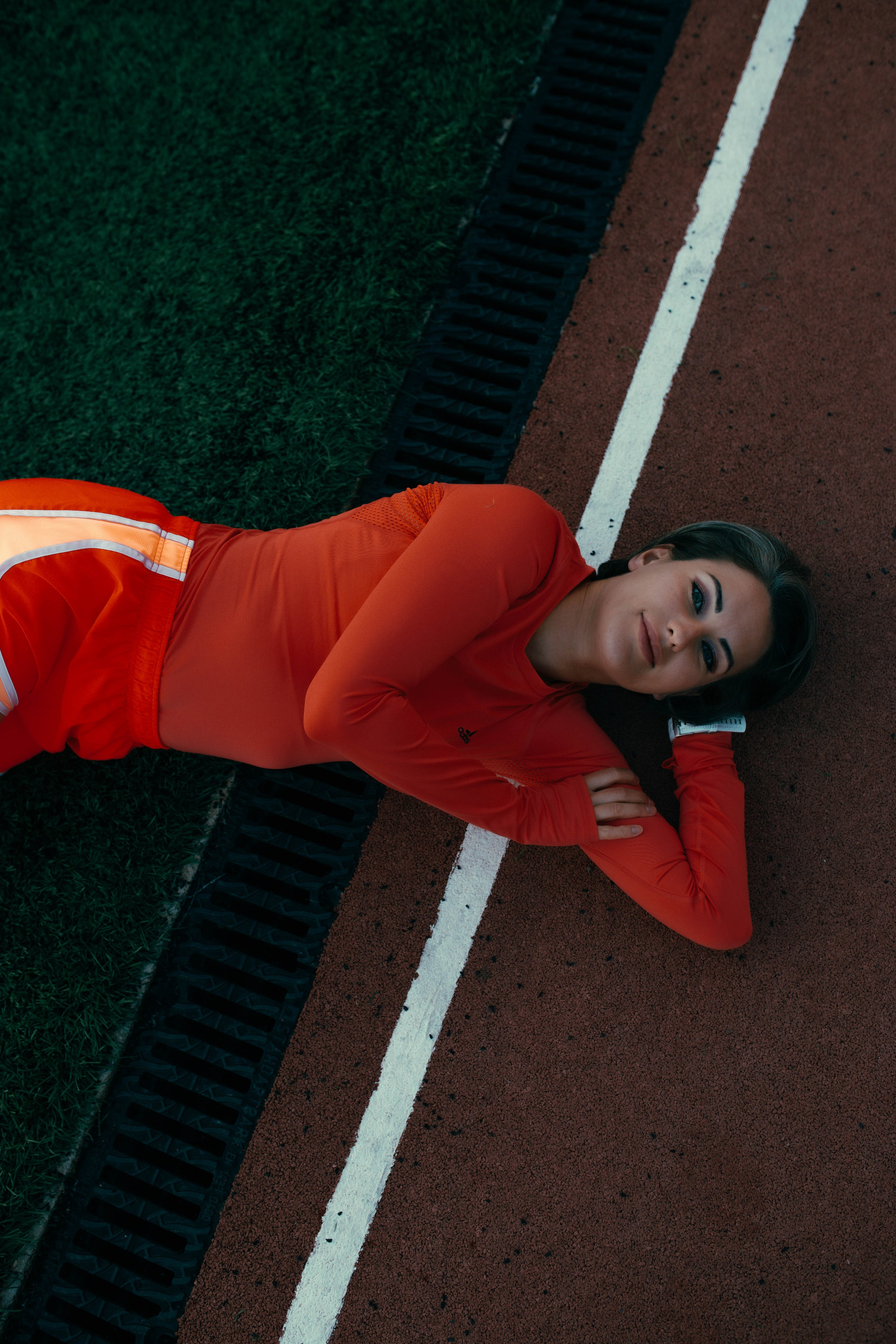 Рассвет на стадионе с Ольгой. Александра Мельниченко/ Бегающий фотограф