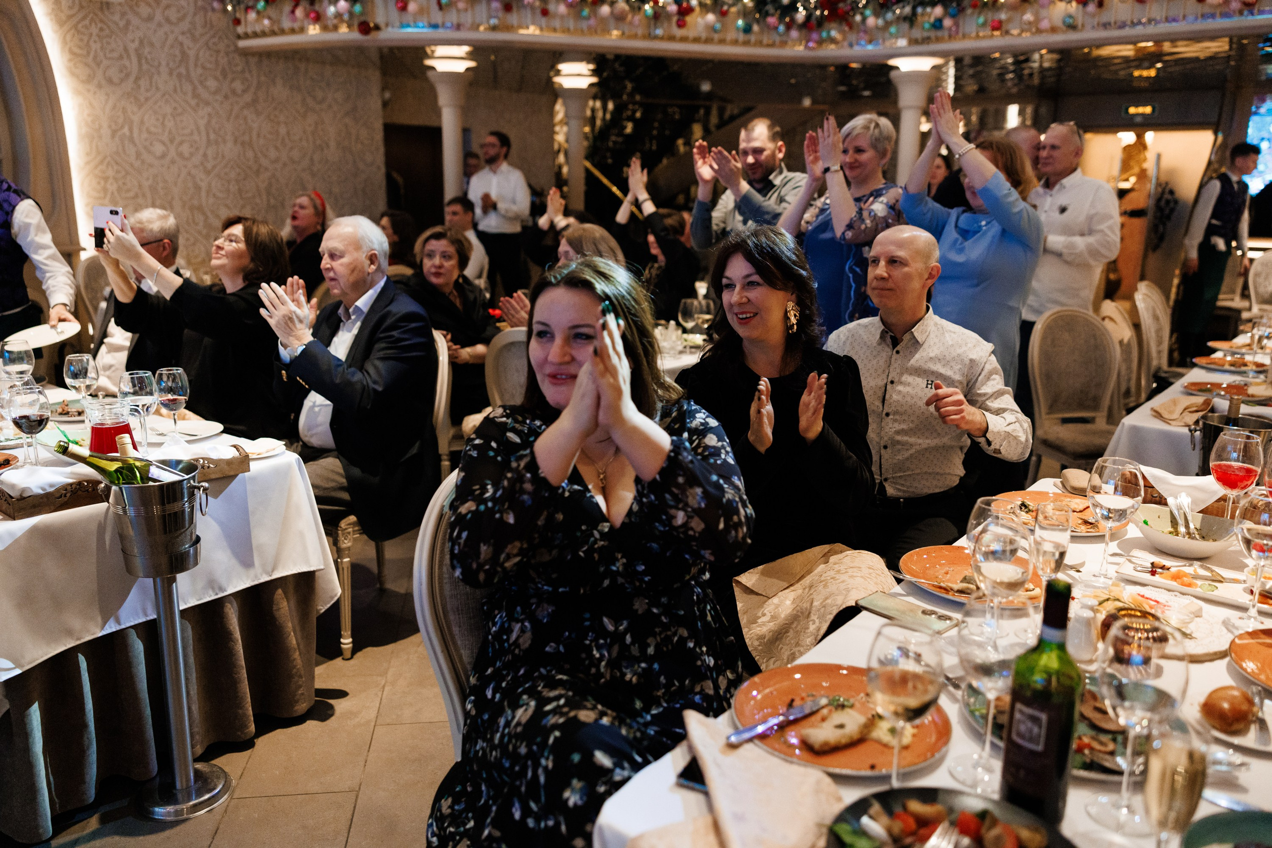 Новогодний корпоратив в ресторане Тройка. Фотограф в Санкт-Петербурге — Сергей Петров