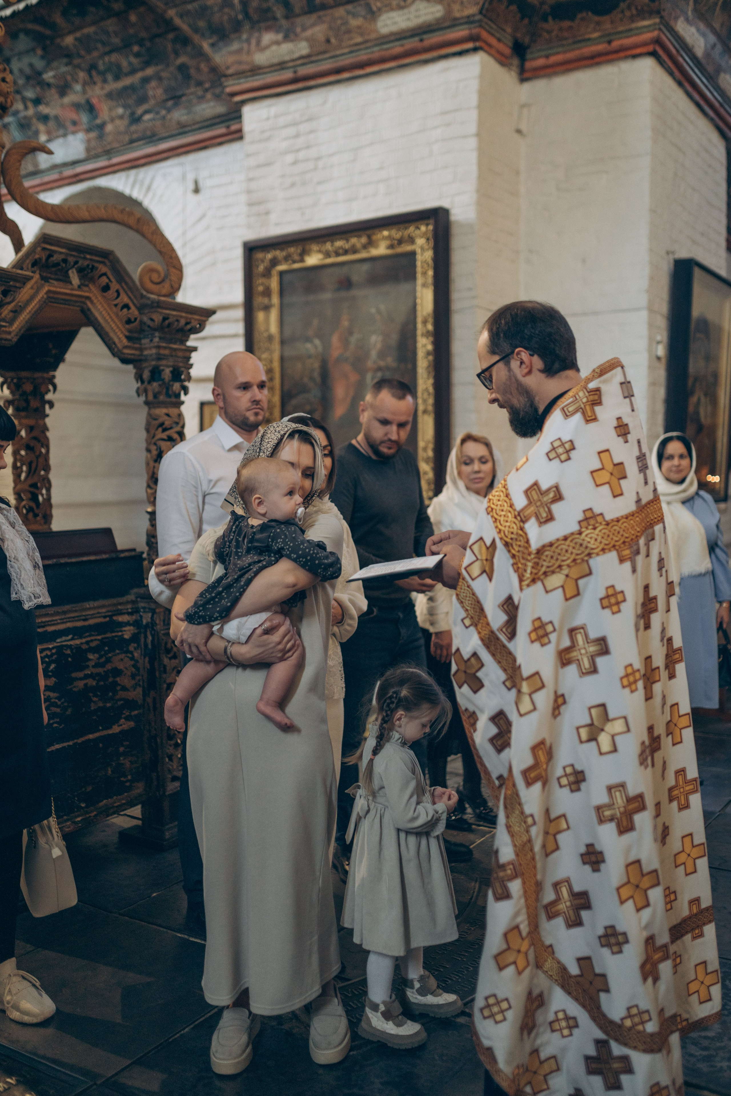 Крещение Марии. Семейный фотограф и фотограф на роды в Ростове-на-Дону Мухина Виктория