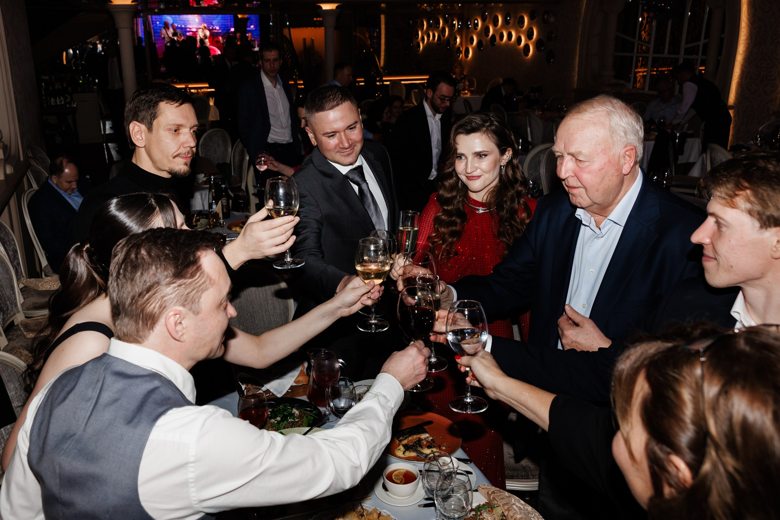 Новогодний корпоратив в ресторане Тройка. Фотограф в Санкт-Петербурге — Сергей Петров
