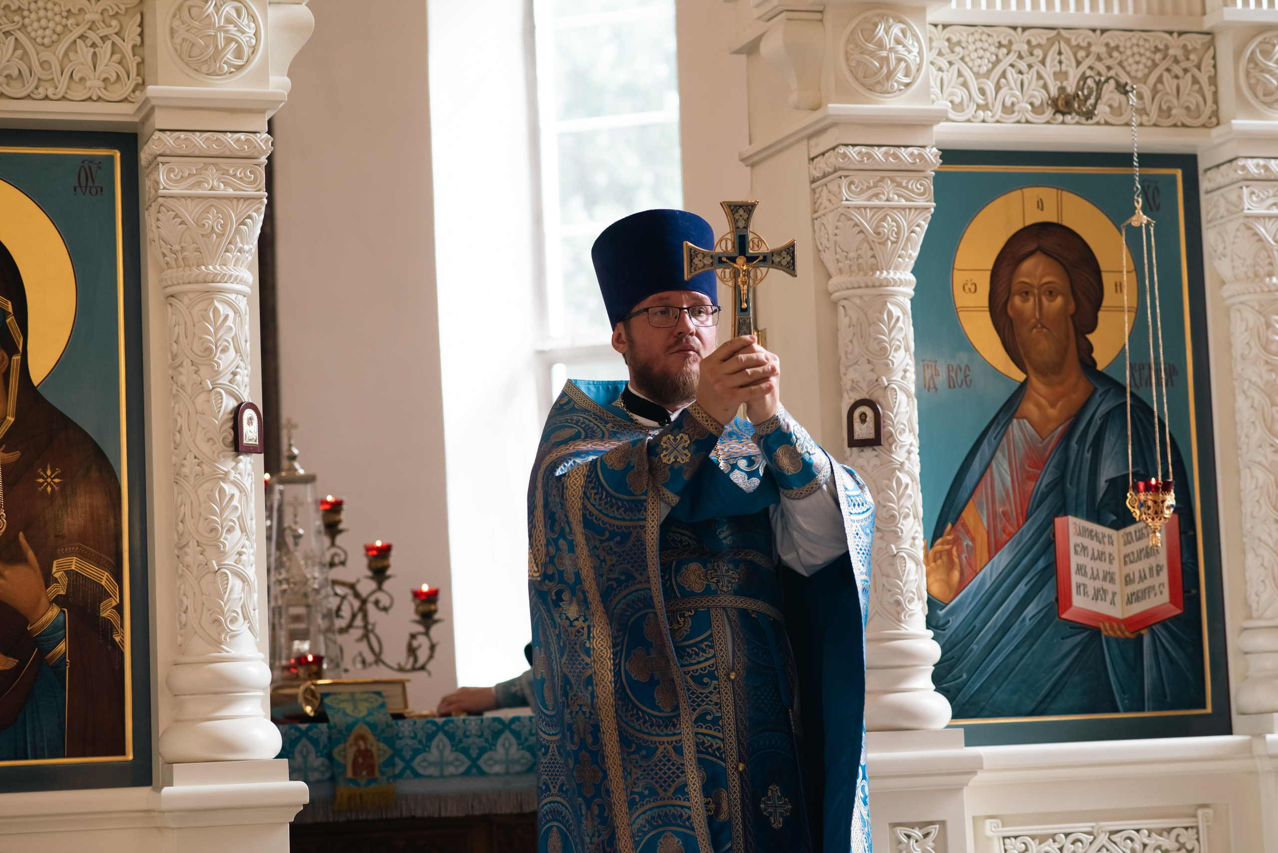 Храм Андрея Боголюбского, служба с участием войск РХБ защиты. Фотограф, визажист. Москва
