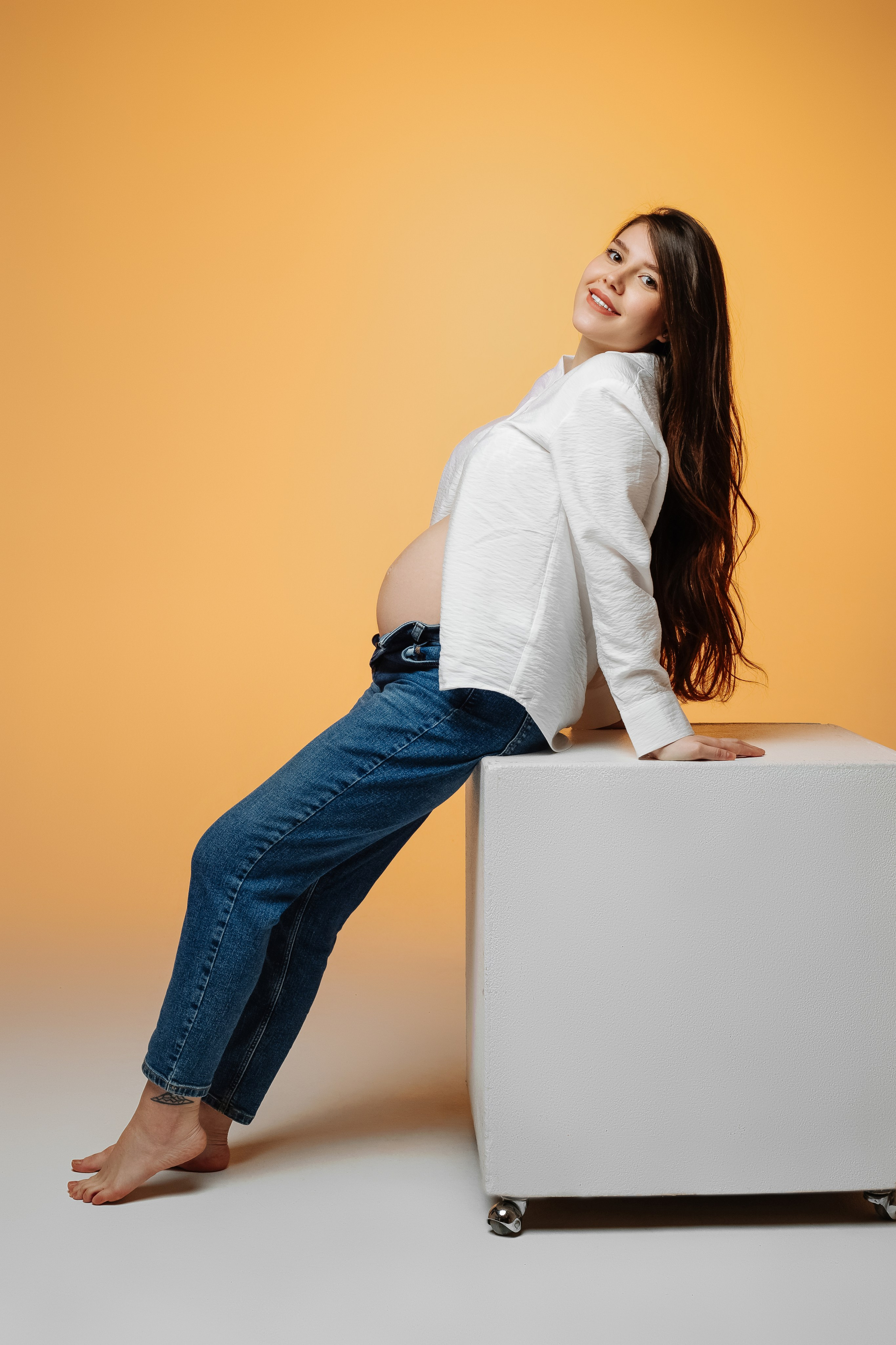 Стильно. Нежно. Летяще. Беременные съёмки. Фотограф беременности Анна Штельвах