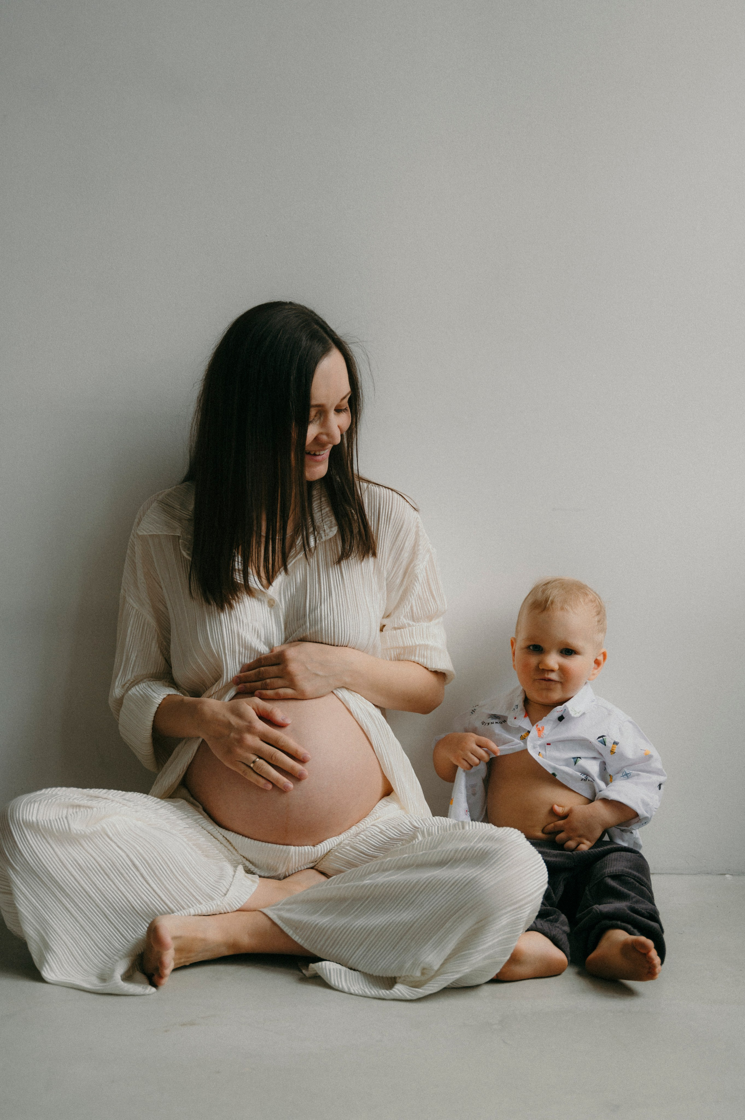 фотосессия беременности со старшим ребенком
