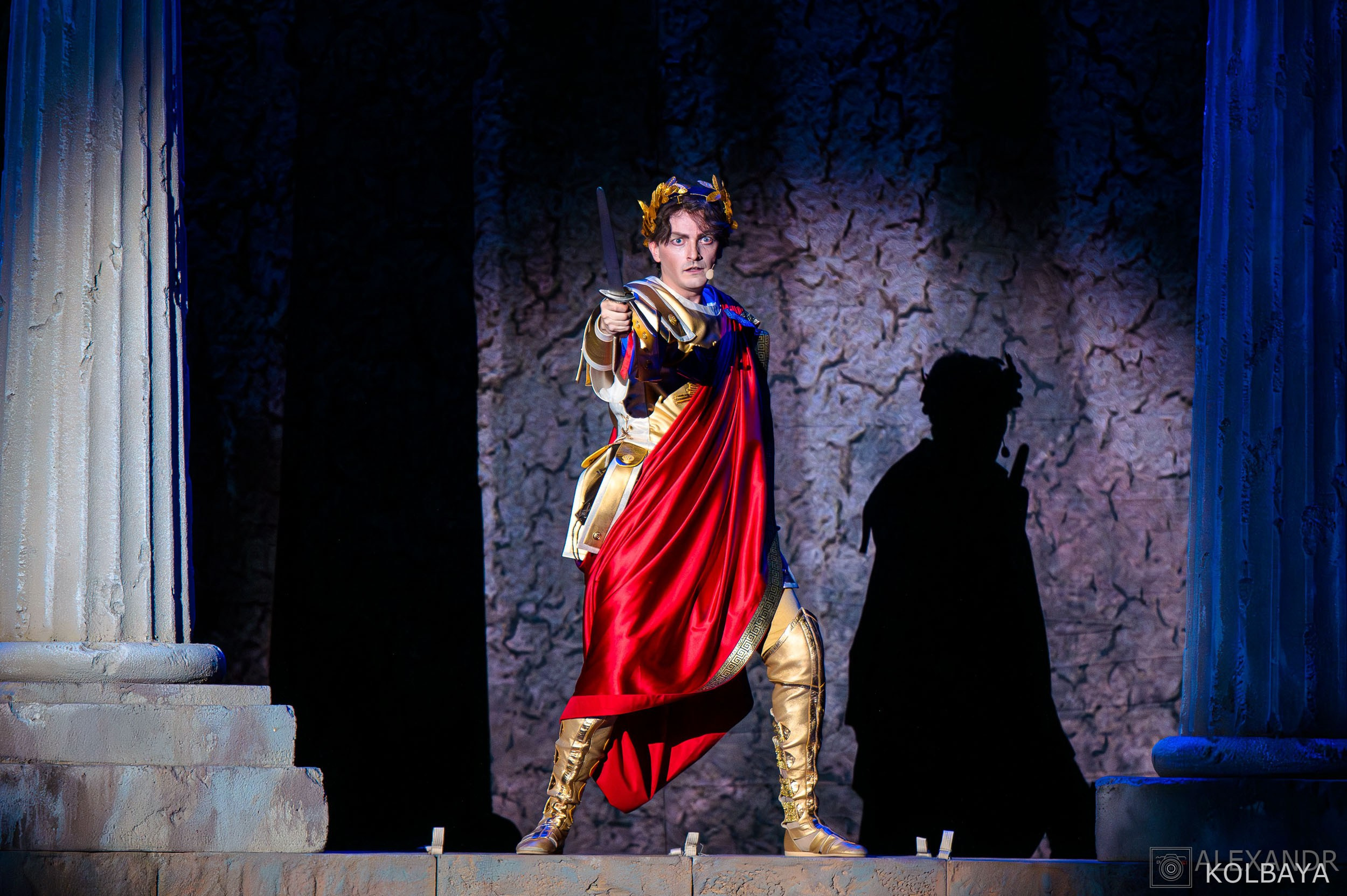 Фоторепортаж со спектакля Гладиатор в Театре Терезы Дуровой. Концертный и театральный репортажный фотограф в Москве Александр Колбая