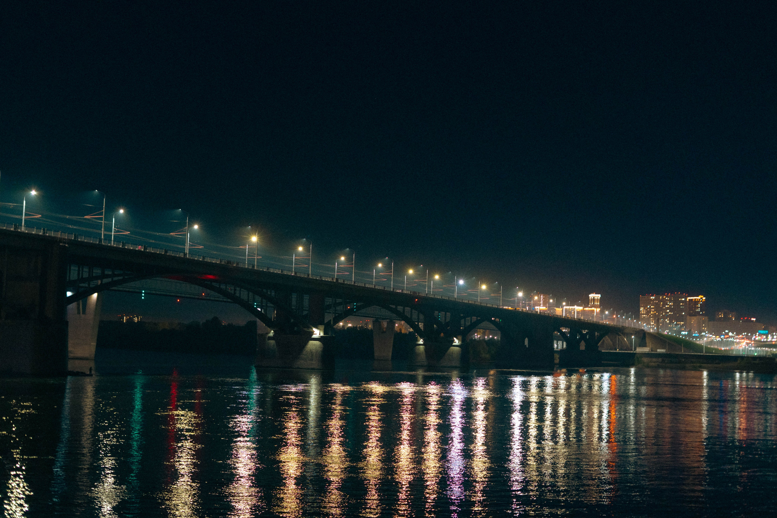 Фотосессия в ночном городе