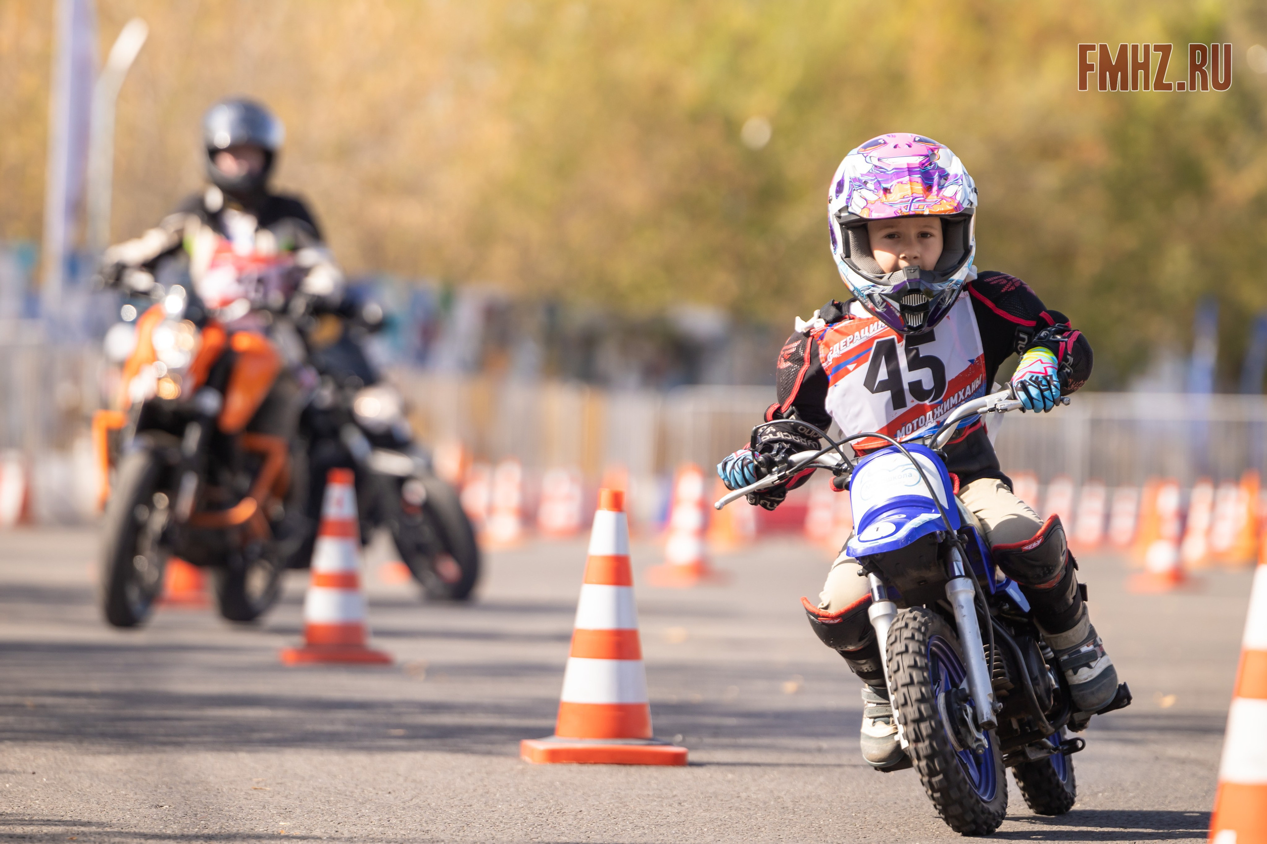 Соревнования по мотоджимхане на площадке Мосгортранс 15.09.2024. Фотограф Владимир Охрименко