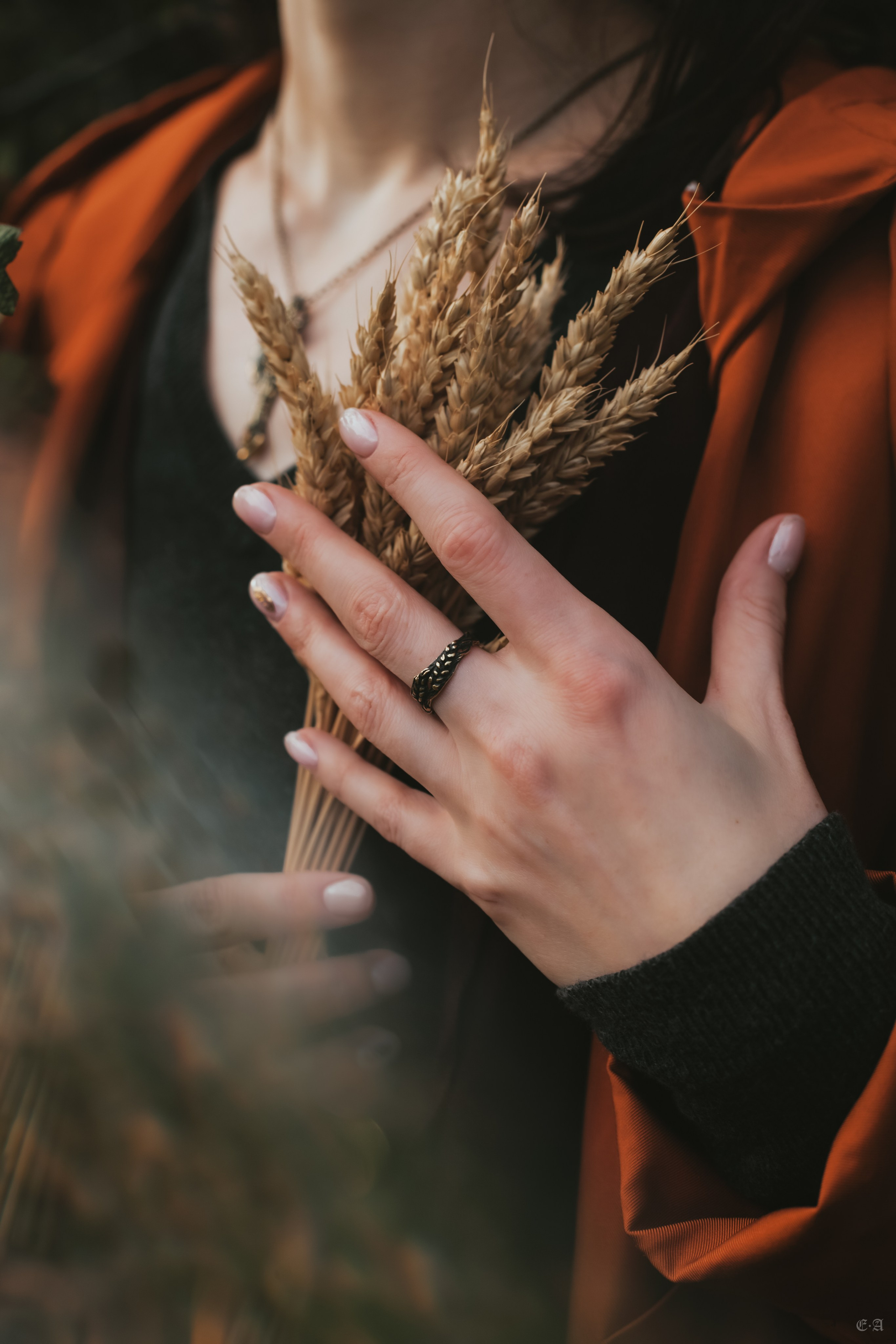 Осенние колосья для Белой Волчицы. Фотограф Ellairen