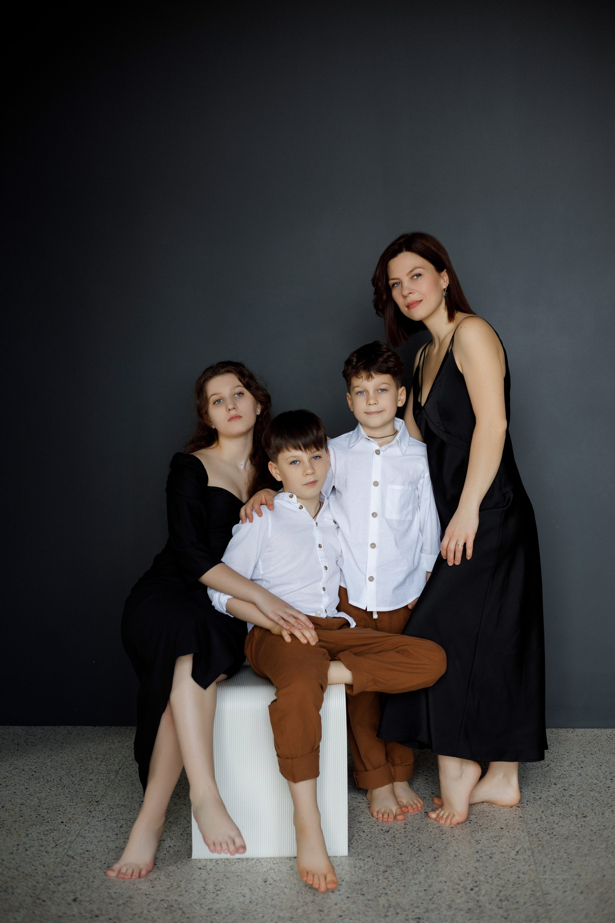 Анна с детьми. Фотограф Краснодар