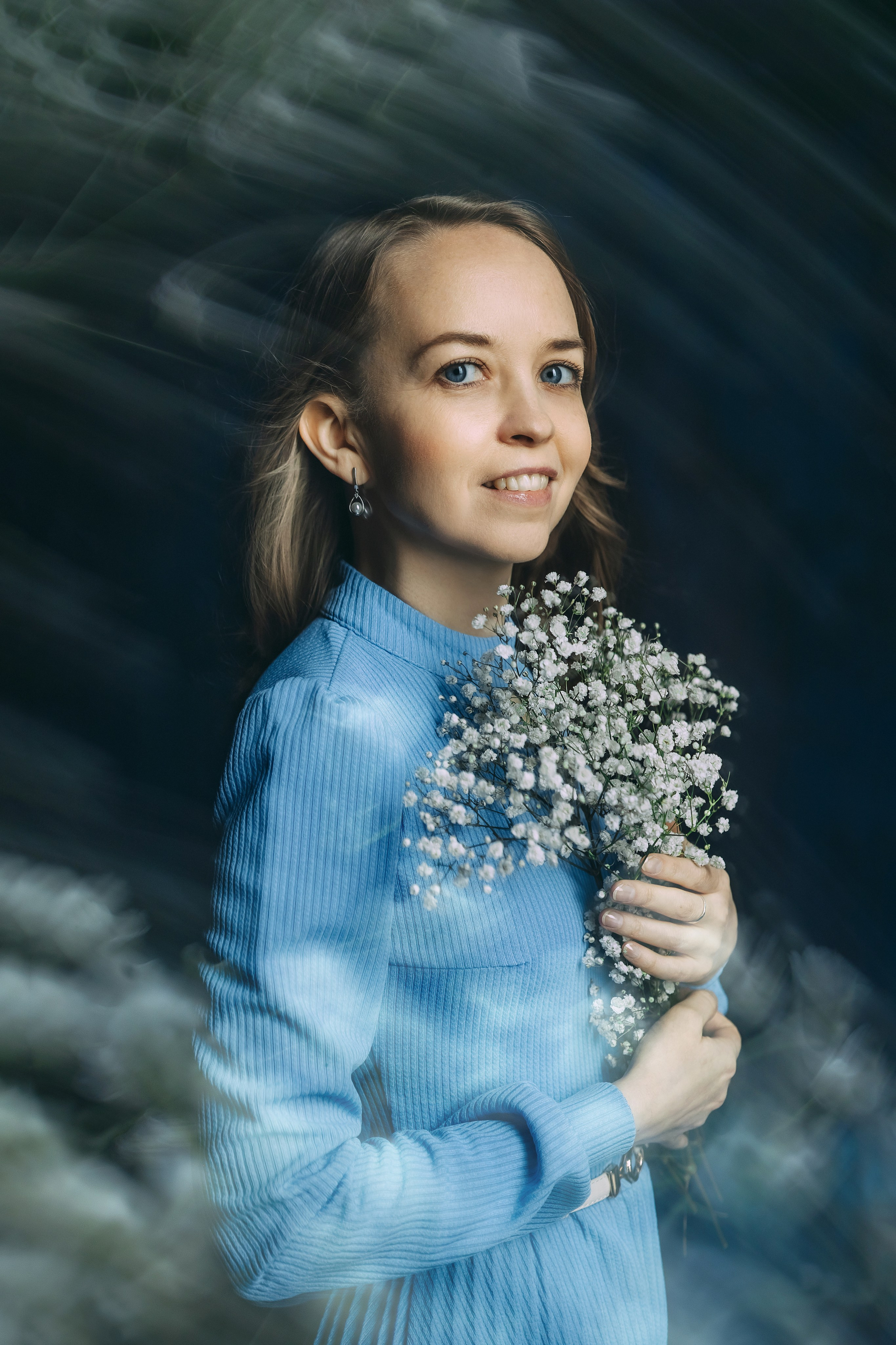 Художественный женский портрет в студии. Семейный и детский фотограф в Москве Анна Чертополох