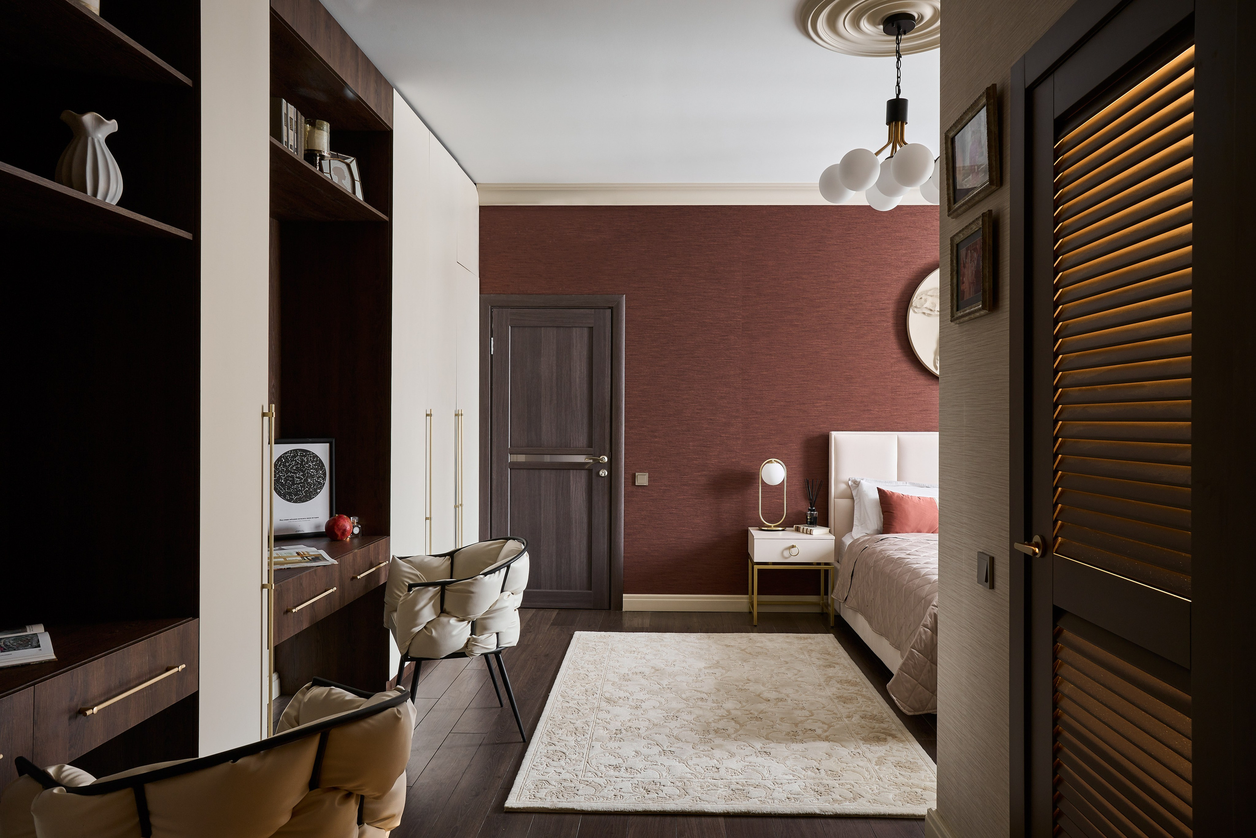 Спальня из проекта Ирины Кумсковой. Бояршинов Антон Интерьерный фотограф/видеограф Москва