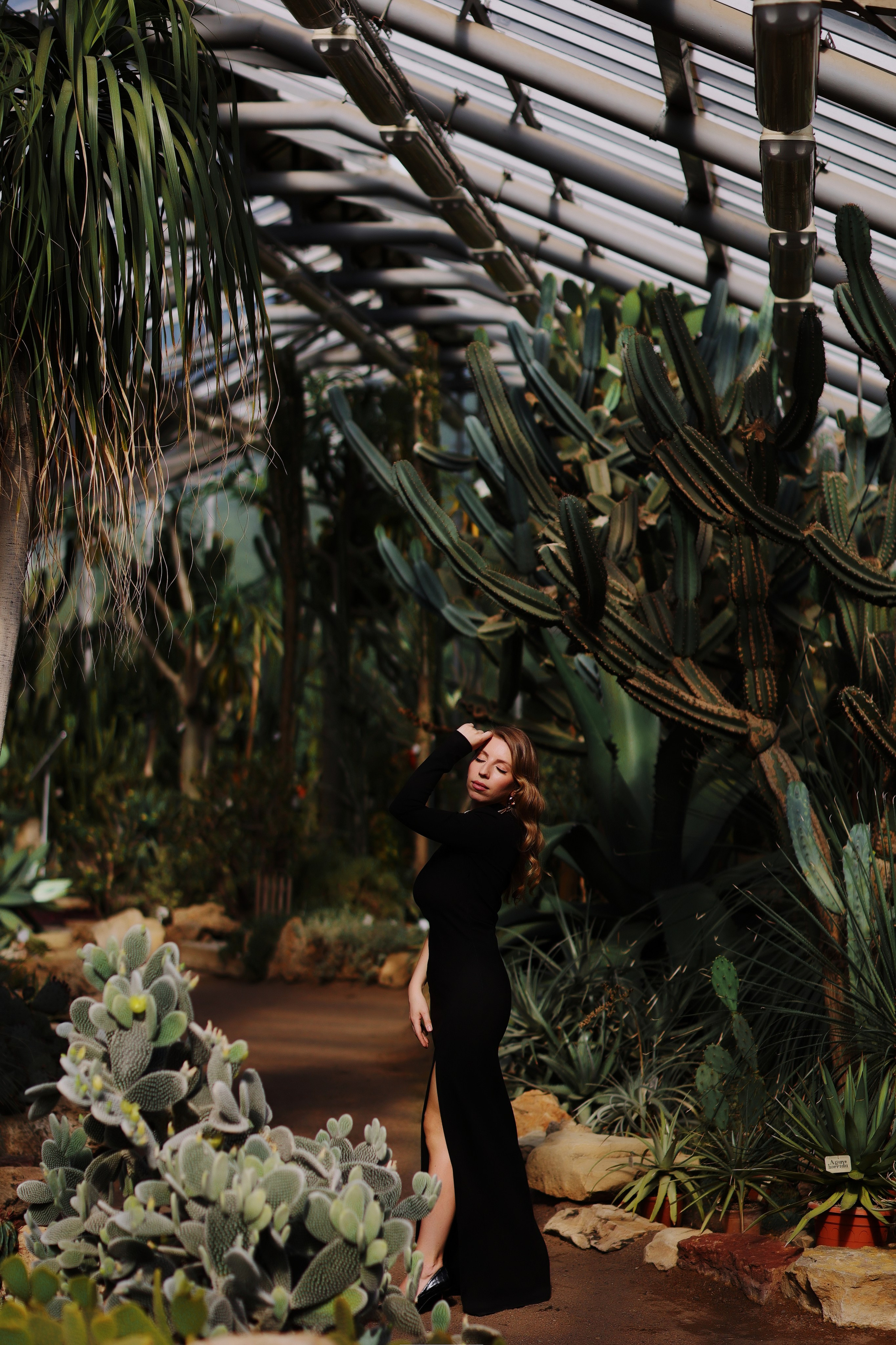 Тропическая фотосессия в Ботаническом саду. Свадебный и love story фотограф в Санкт-Петербурге (Спб) Natali Iva