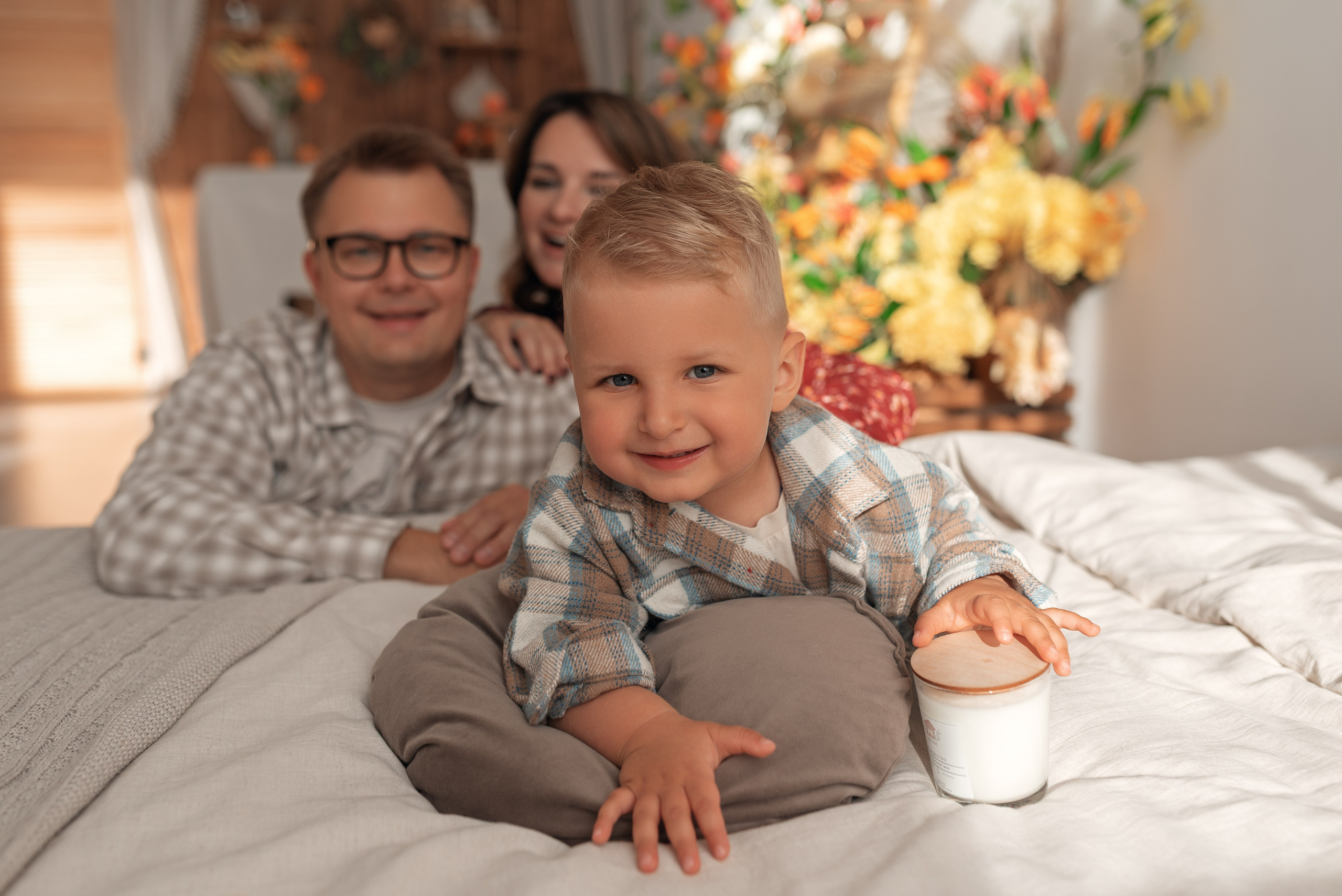 Федя с любимыми родителями. Ульяна Сёмина, фотограф, Москва