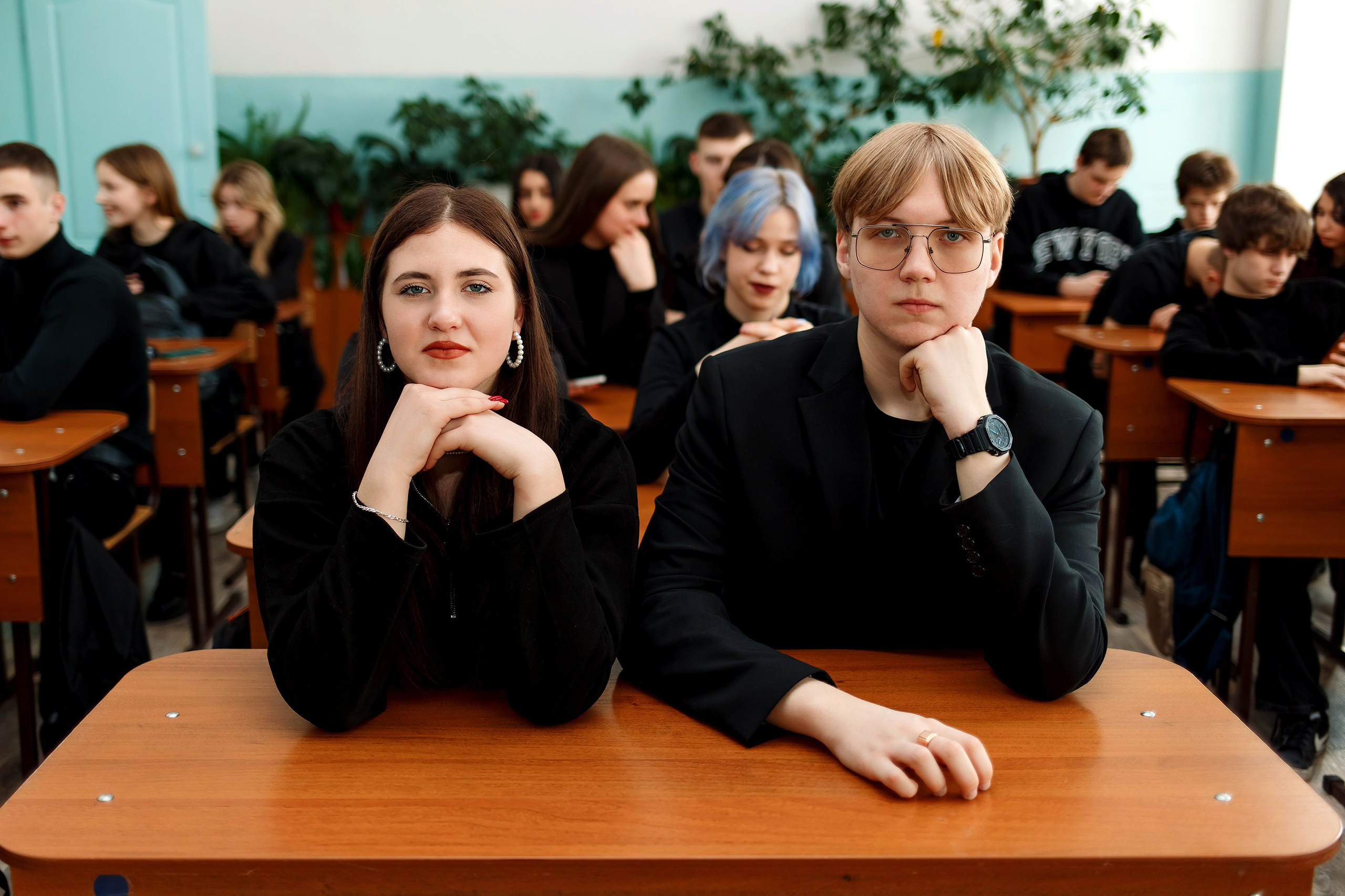 11 класс съемка в школе. Фотограф Любовь Корниенко, Примоский край