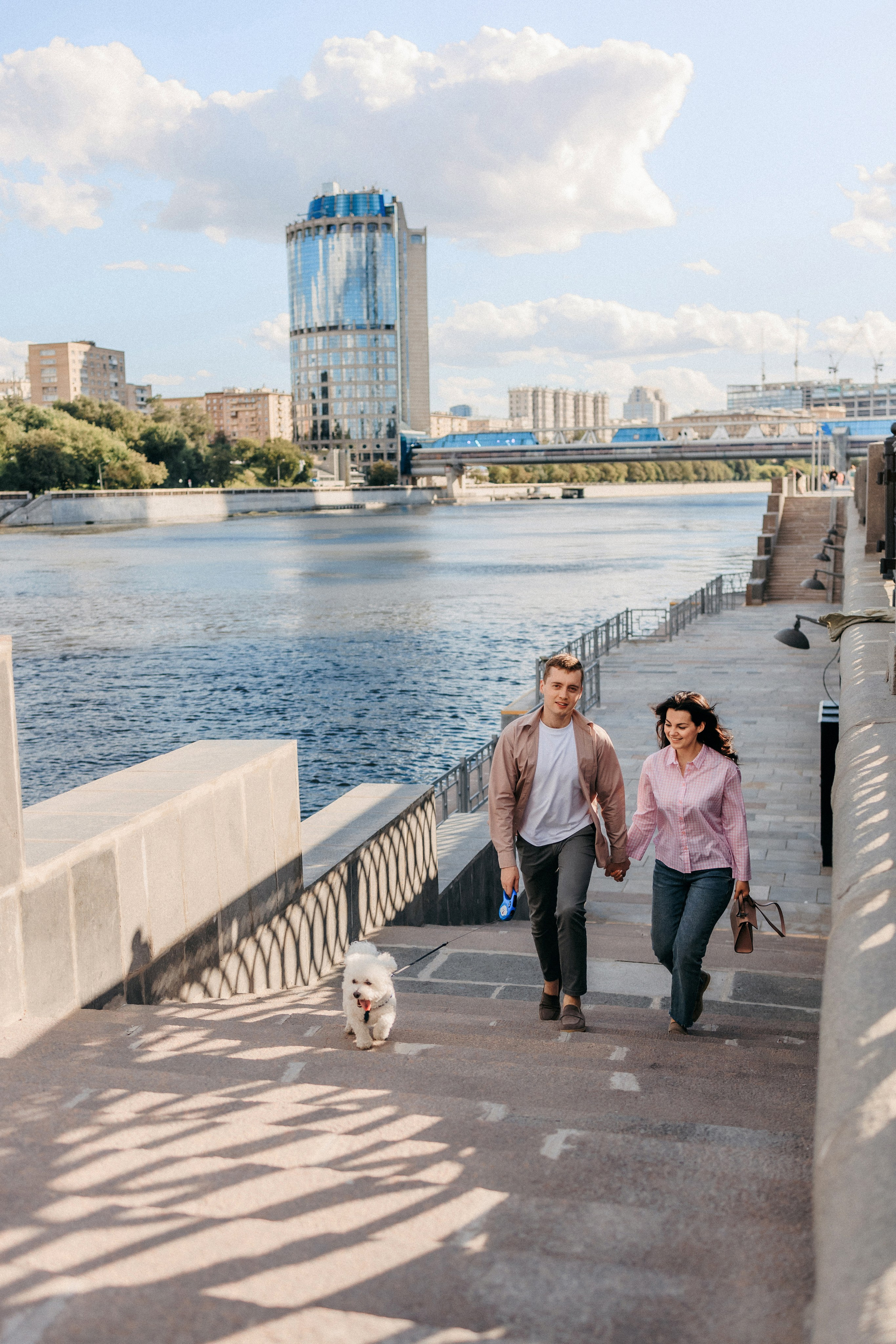 Марина, Данил и Бруно. Фотограф-анималист Елена Радченко, Москва