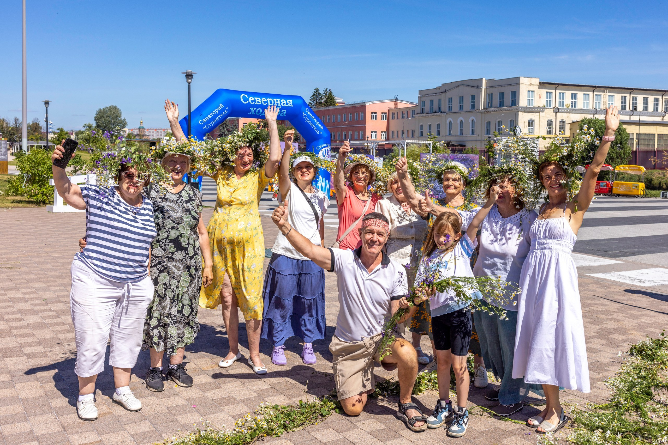 Фестиваль «Ромашковый хоровод». Северная ходьба. Фотограф в Туле Крупский АнДРей. Фотостудия «КАДР71» в Туле