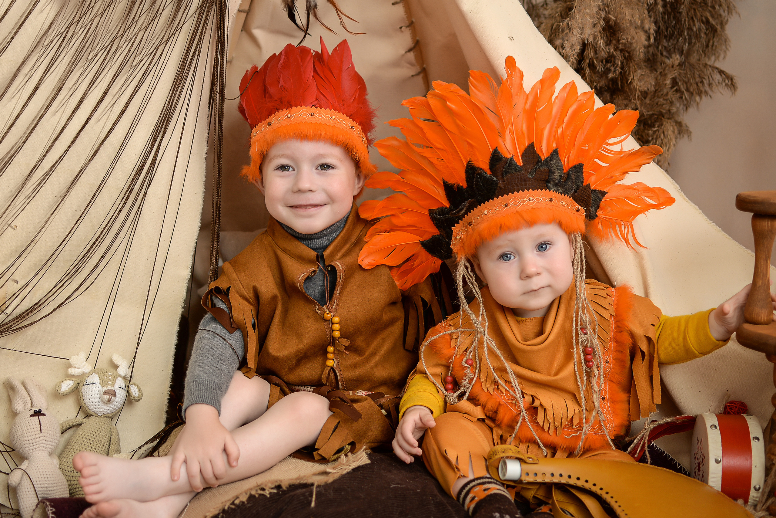 Индейцы. Сентябрь 2021 год. Детский и семейный фотограф Катерина Мишина
