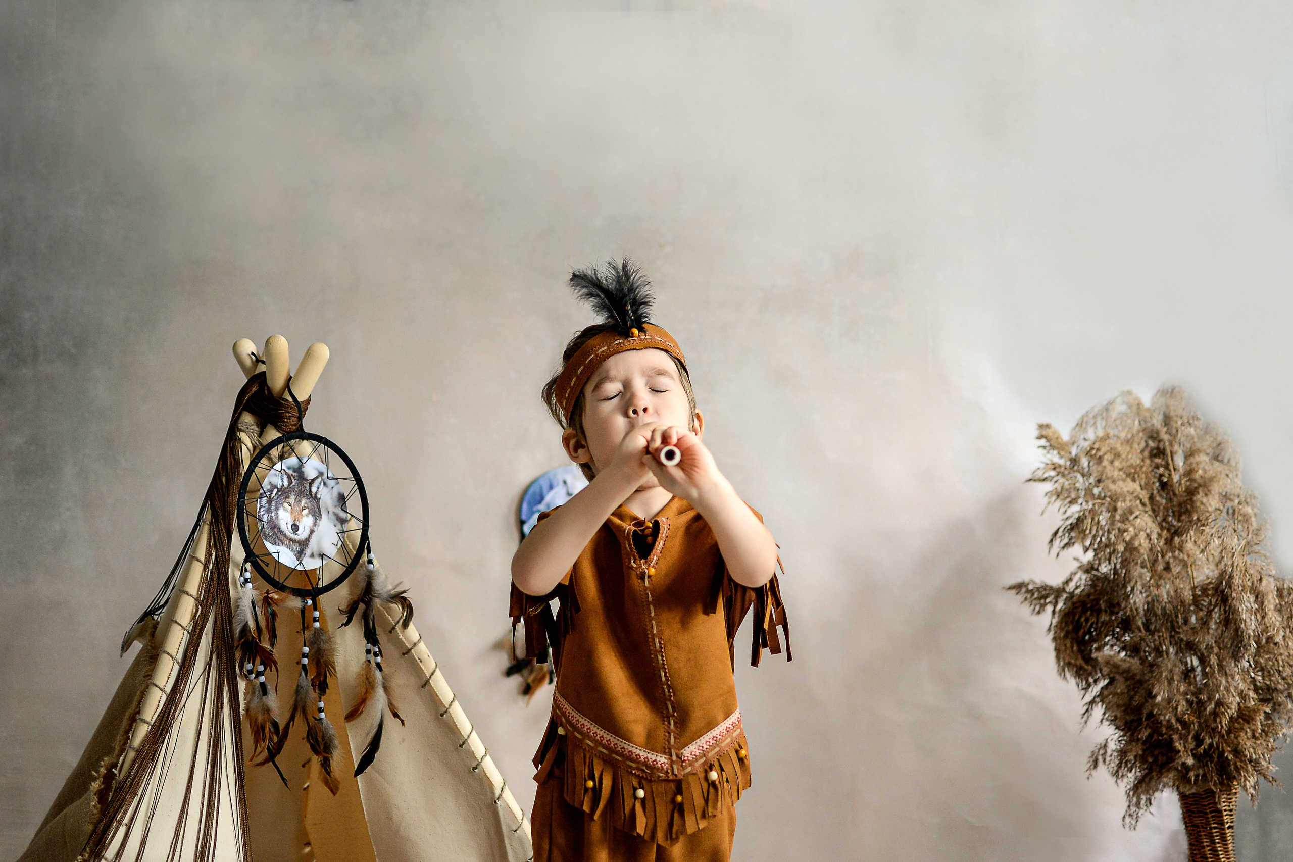 Индейцы. Сентябрь 2021 год. Детский и семейный фотограф Катерина Мишина