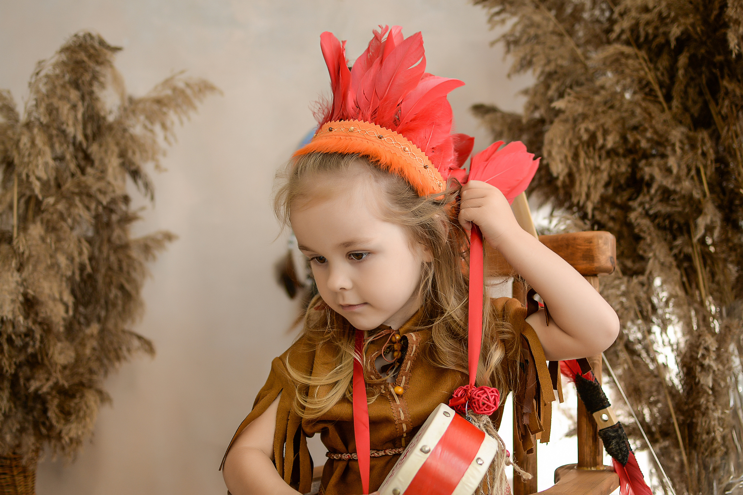 Индейцы. Сентябрь 2021 год. Детский и семейный фотограф Катерина Мишина