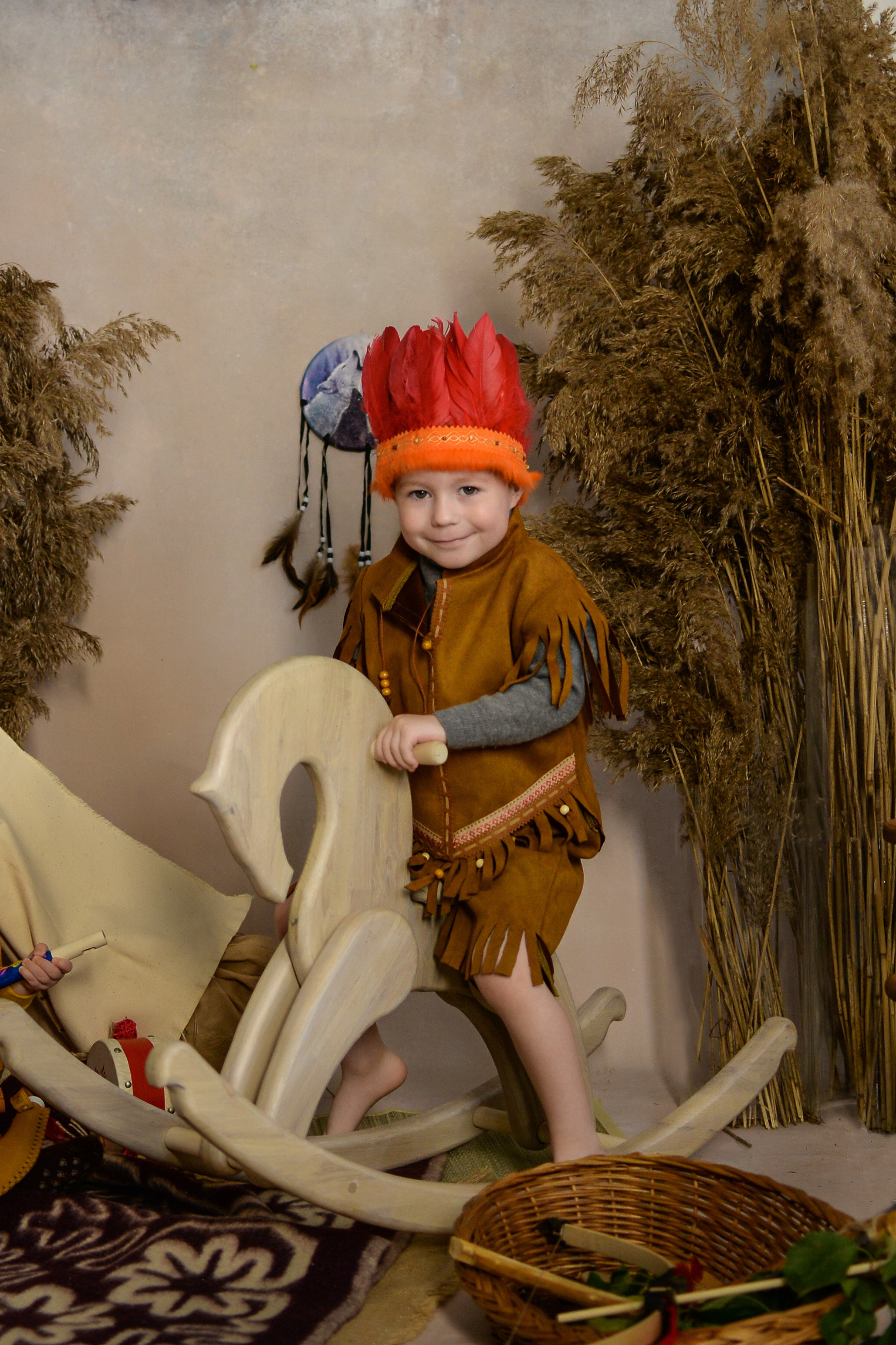 Индейцы. Сентябрь 2021 год. Детский и семейный фотограф Катерина Мишина