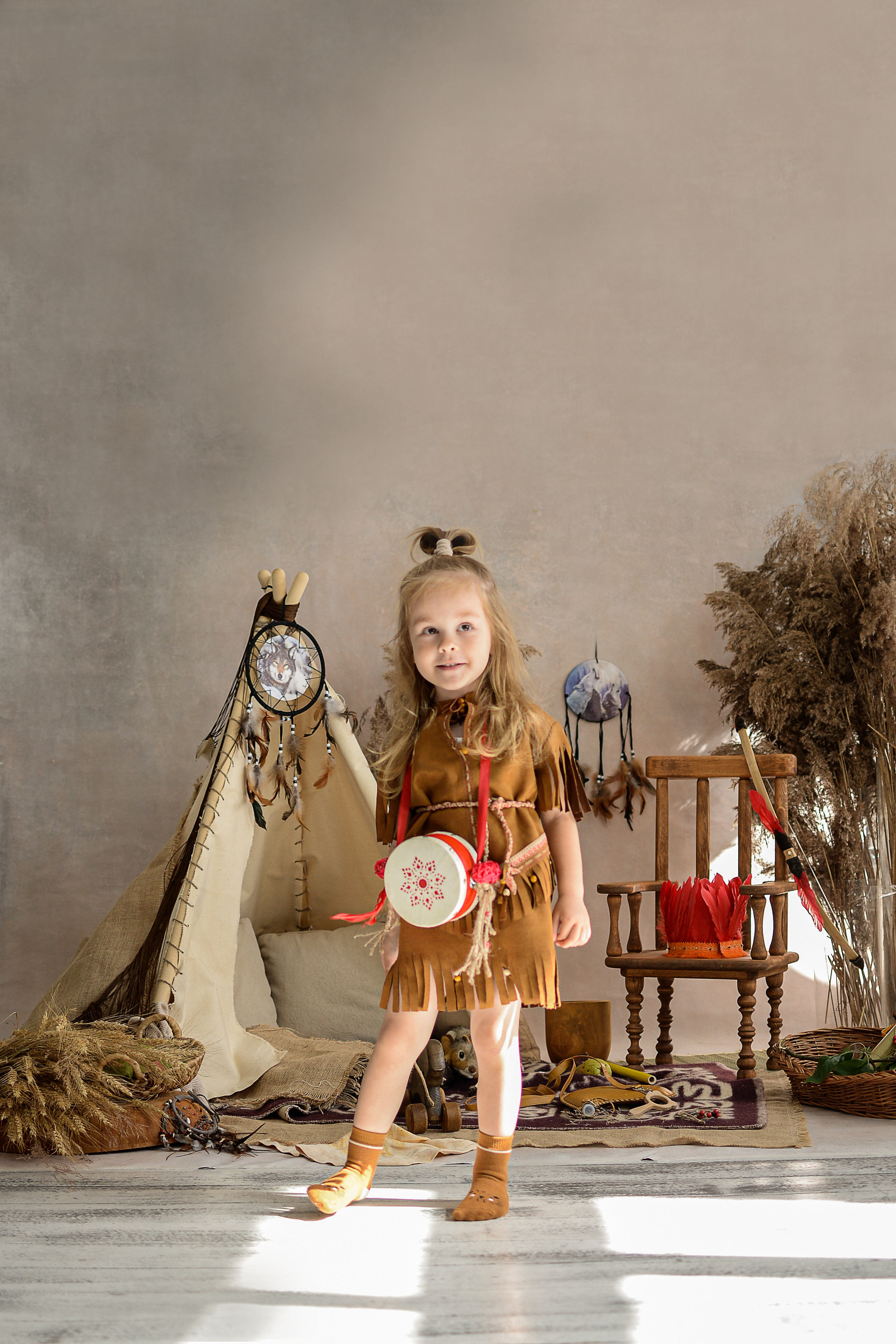 Индейцы. Сентябрь 2021 год. Детский и семейный фотограф Катерина Мишина