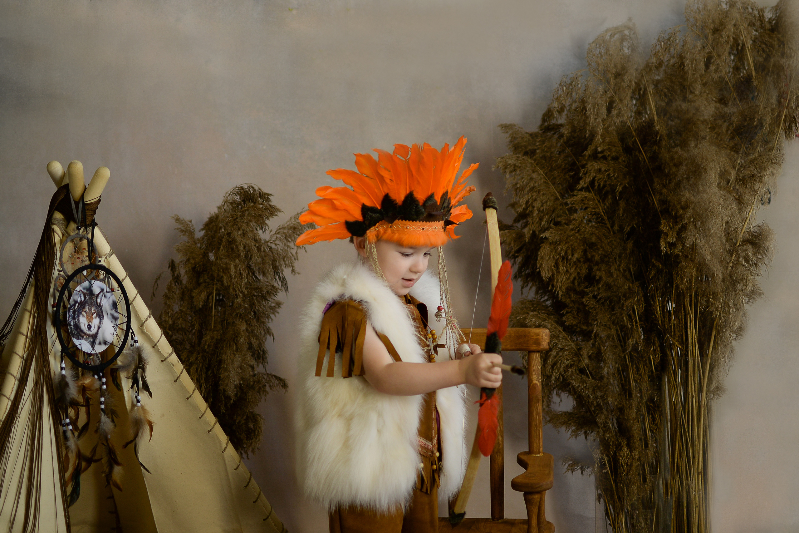 Индейцы. Сентябрь 2021 год. Детский и семейный фотограф Катерина Мишина