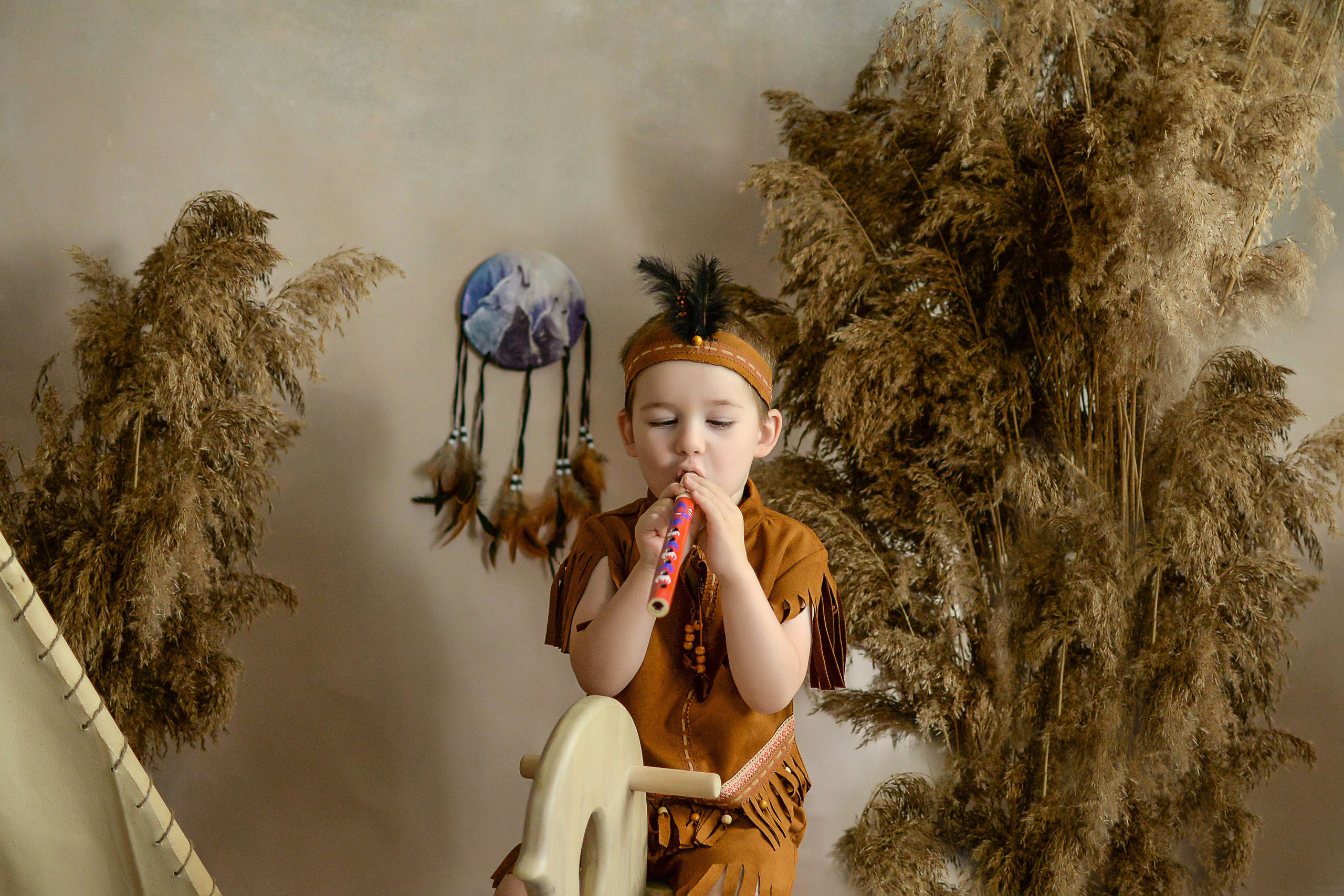 Индейцы. Сентябрь 2021 год. Детский и семейный фотограф Катерина Мишина