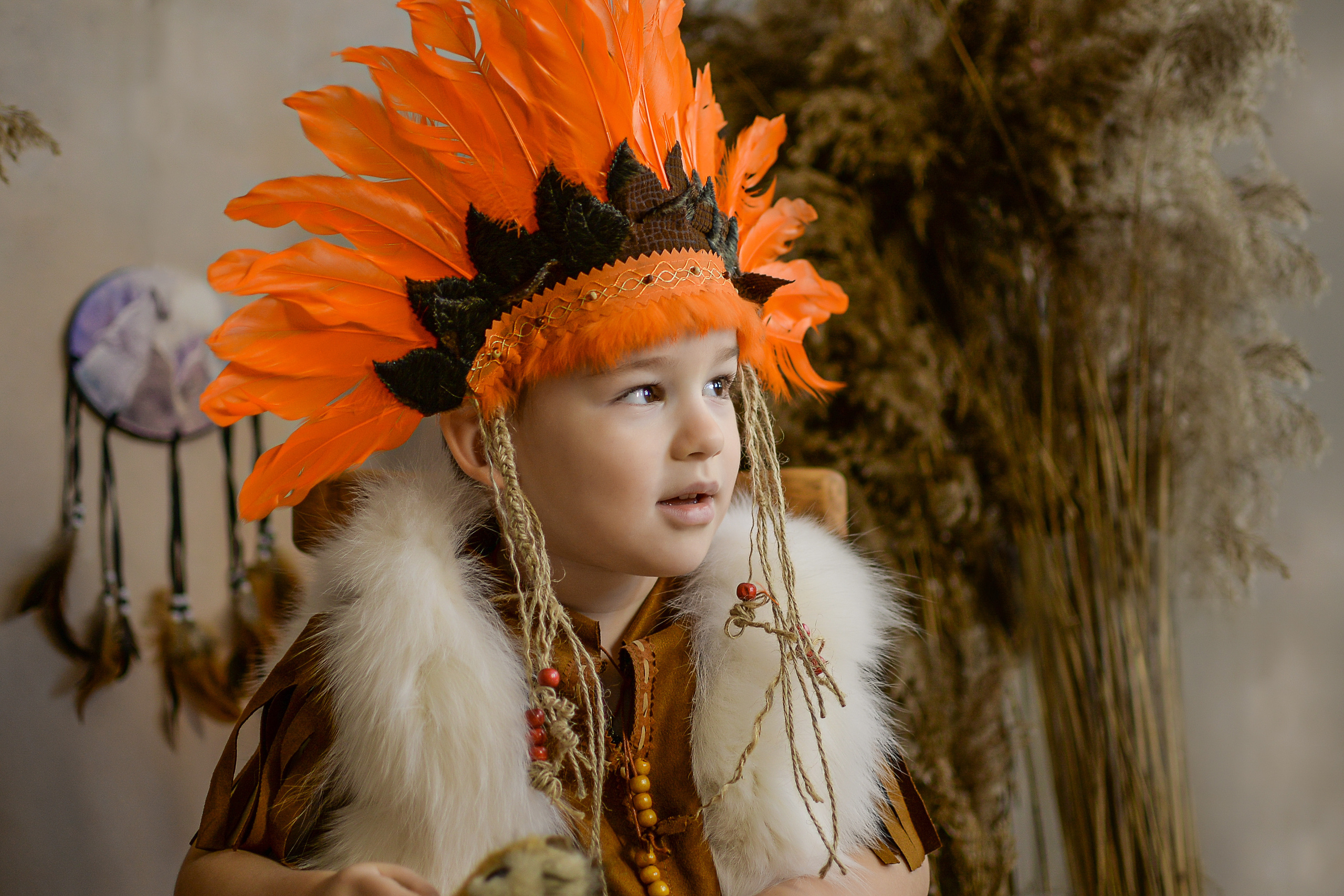 Индейцы. Сентябрь 2021 год. Детский и семейный фотограф Катерина Мишина