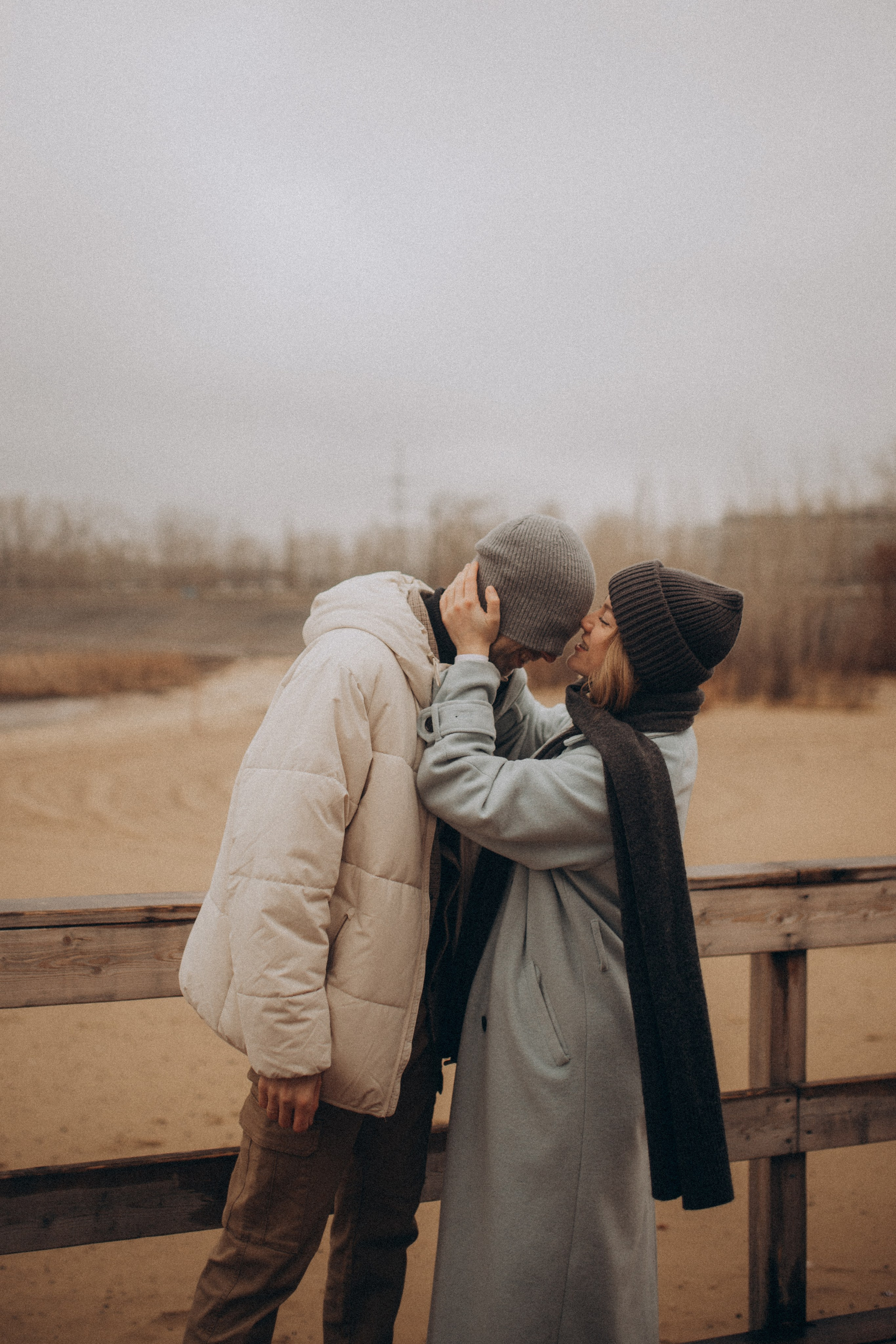 Осенний пляж. Свадебный фотограф Казань